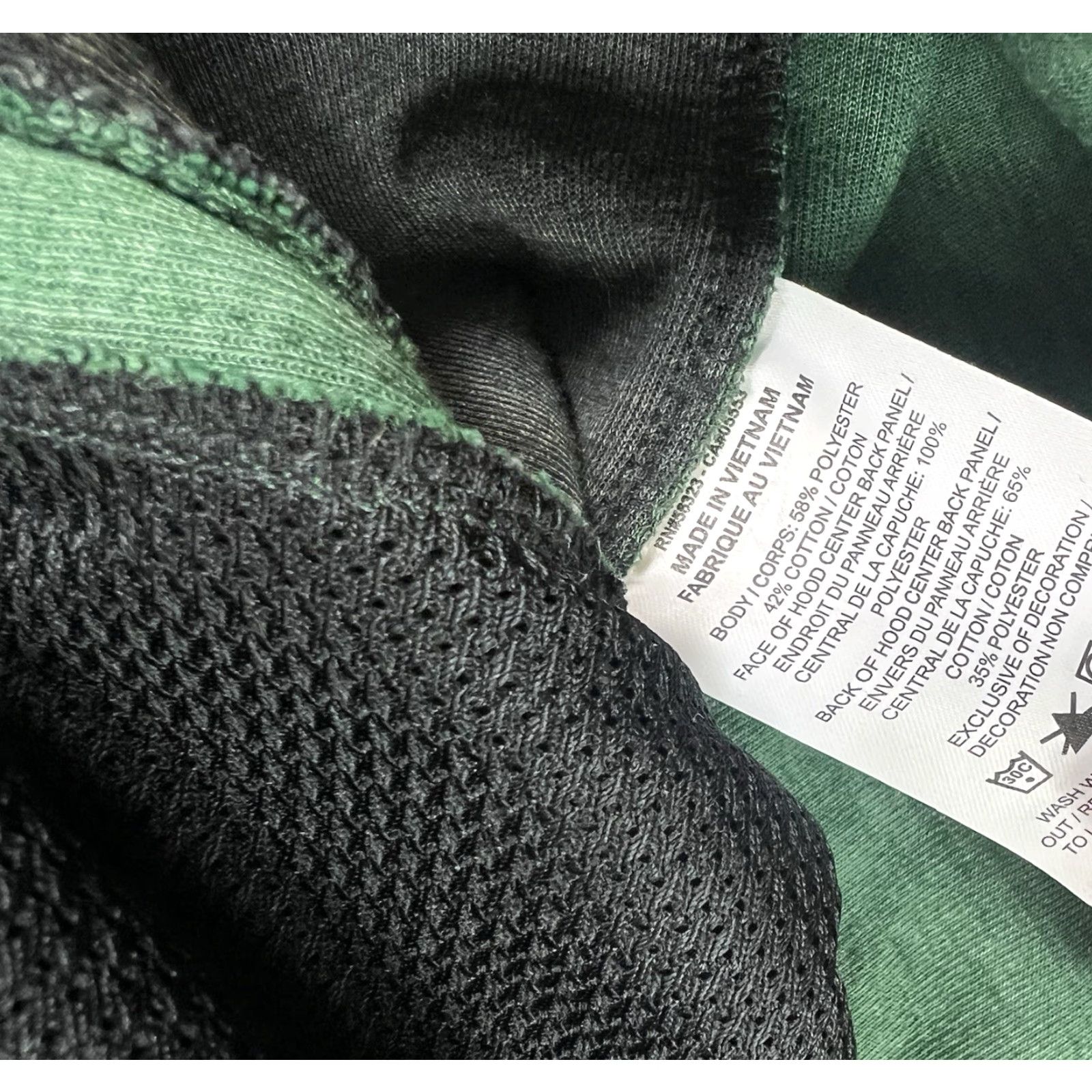 Nike VINTAGE Mens Nike Team Hoodie Dark Green Black Dri Fit Showtime Bears Basketball Large Size US L / EU 52-54 / 3 - 6 Thumbnail