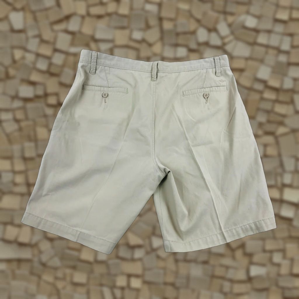 Dockers DOCKERS Shorts Men 36 Solid Tan Pleated Front Buttoned Pockets Chino Size US 38 / EU 54 - 1 Thumbnail