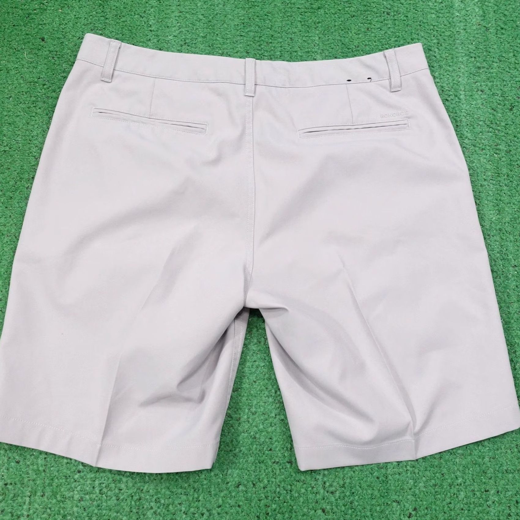 Bonobos Bonobos Shorts Mens 36 Gray Microfiber Polyester Chino Pockets 10 Inseam Size US 36 / EU 52 - 3 Thumbnail