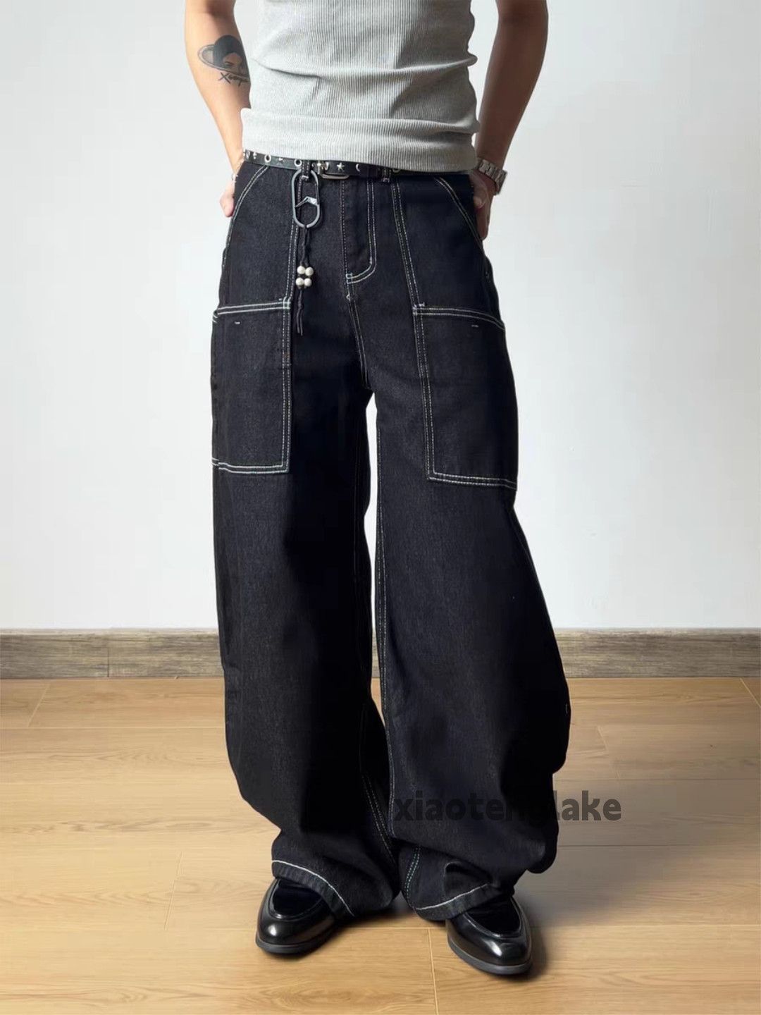 Jean xz utility military outdoor workwear hiphop cargo jeans Size US 30 / EU 46 - 6 Thumbnail