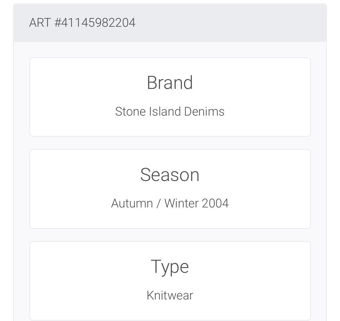 Stone Island × Vintage Vintage Stone Island Denim Knitwear Autumn 2004 Size US XL / EU 56 / 4 - 2 Thumbnail