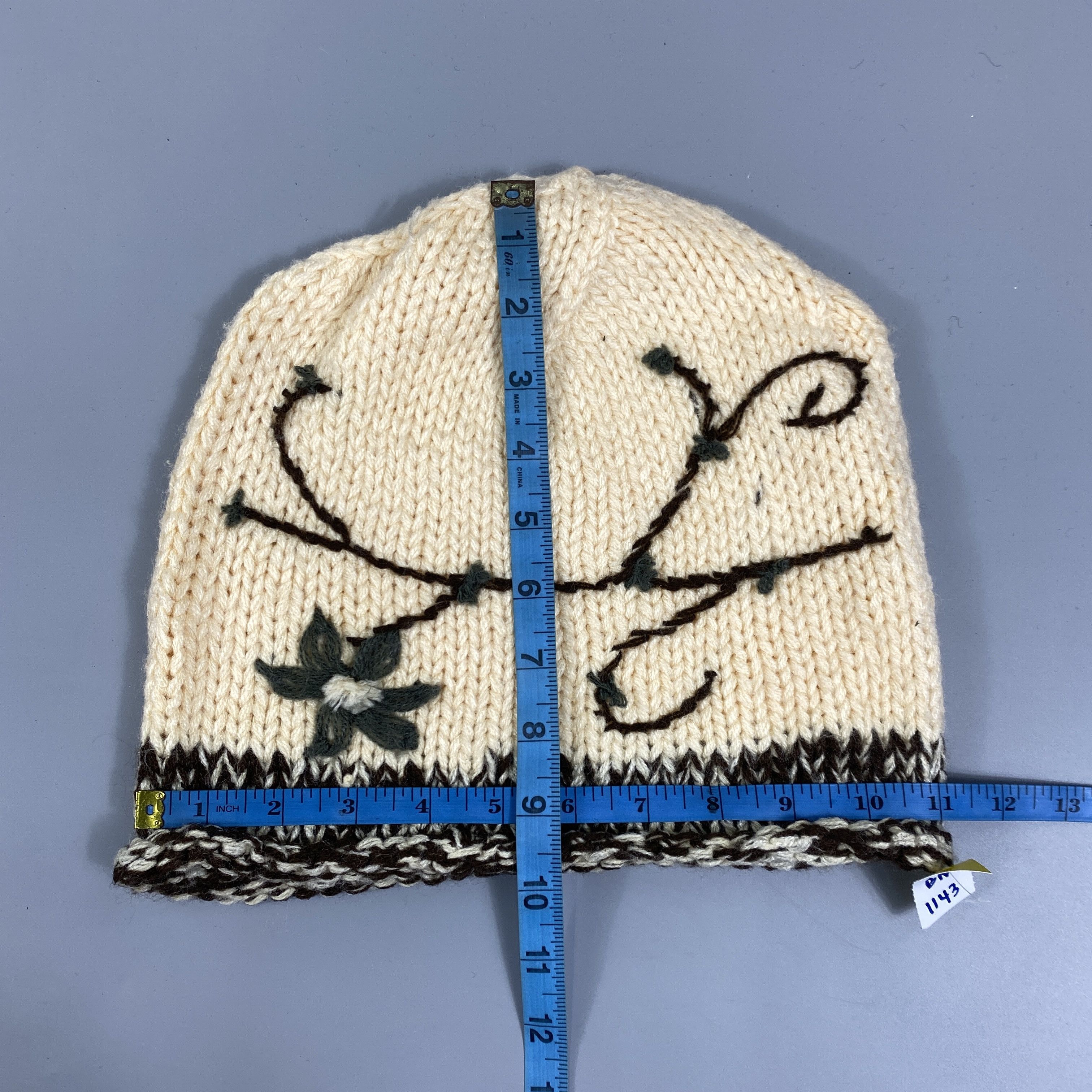 Japanese Brand Vintage Grace Knit Snow Cap Beanie Hat -BN1143 Size ONE SIZE - 5 Thumbnail