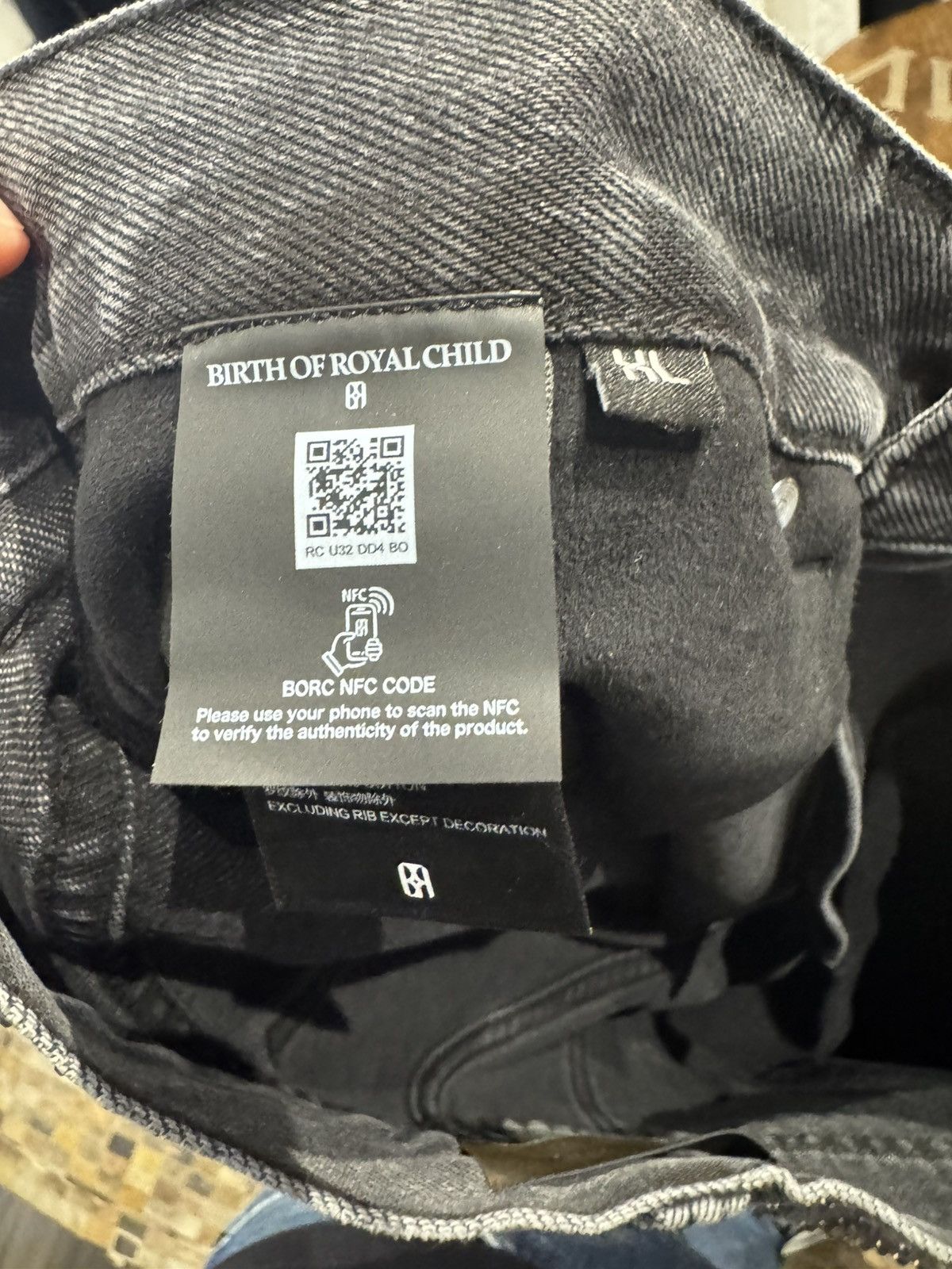 Birth of Royal Child Birth Of Royal Child 20K Swarovski Diamond 3D Printing Jeans Size US 36 / EU 52 - 4 Thumbnail