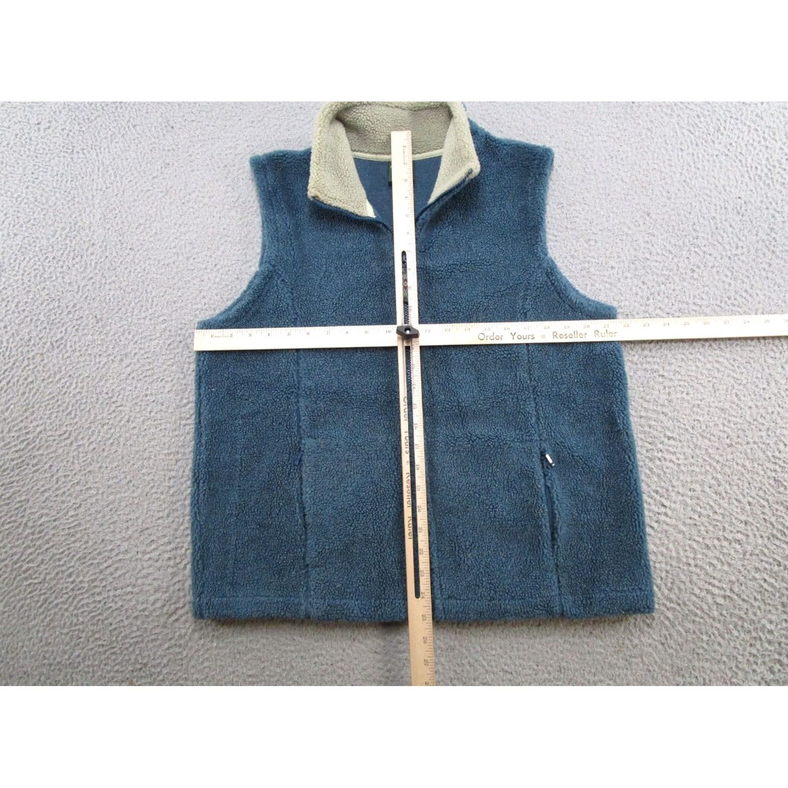 Vintage VINTAGE Cabela's Vest Mens L Blue Fleece Full Zip Up Size US L / EU 52-54 / 3 - 4 Thumbnail