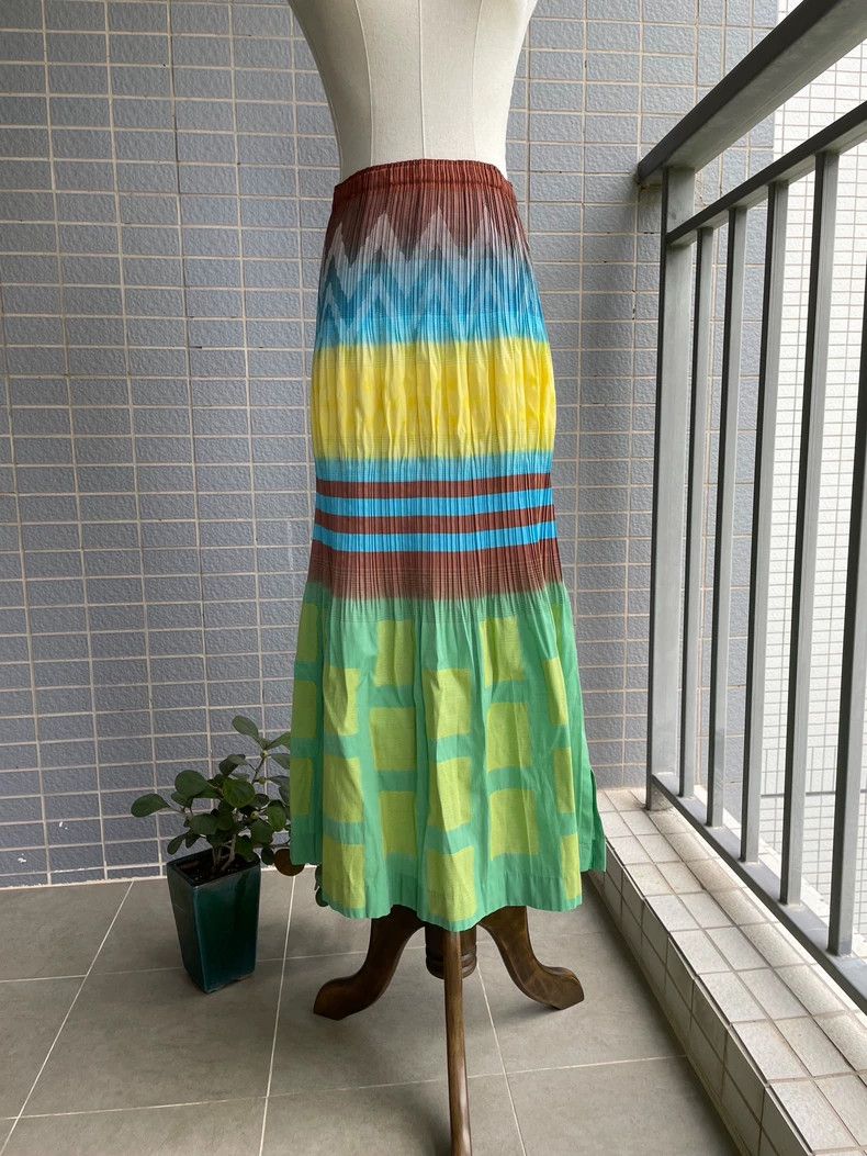 Issey Miyake Issey Miyake Green pleated top Size M / US 6-8 / IT 42-44 - 4 Thumbnail