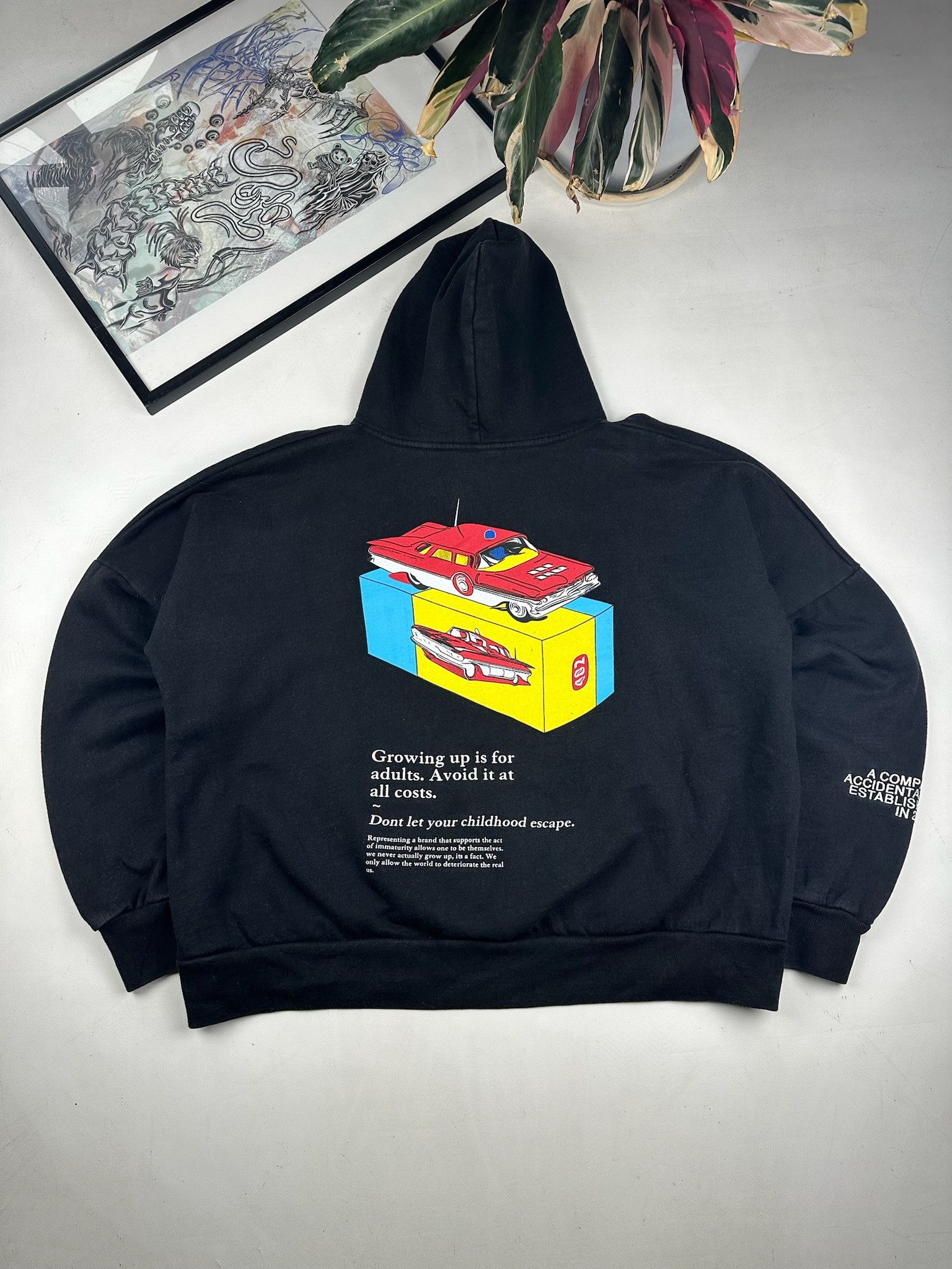 Vintage vintage racing Childish hoodie Size US S / EU 44-46 / 1 - 2 Thumbnail