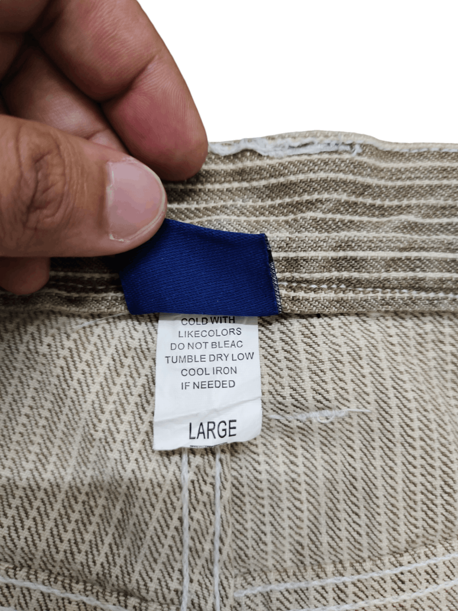 Japanese Brand Vintage Y2k Hang Ten Hickory Carpenter Denim Pants Orslow Size US 33 - 14 Thumbnail