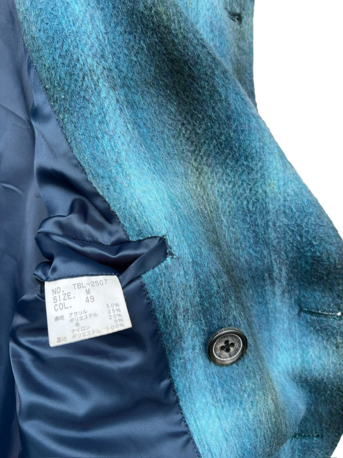 Tornado Mart Tornado Mart Japan Pleated Wool Mohair Pleated Jacket Size US S / EU 44-46 / 1 - 12 Thumbnail