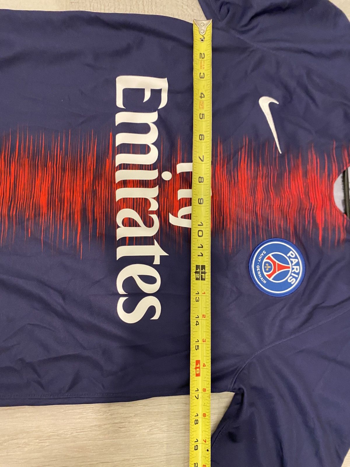 Nike Nike x Paris Saint Germain 2018 Jersey Size US S / EU 44-46 / 1 - 6 Thumbnail