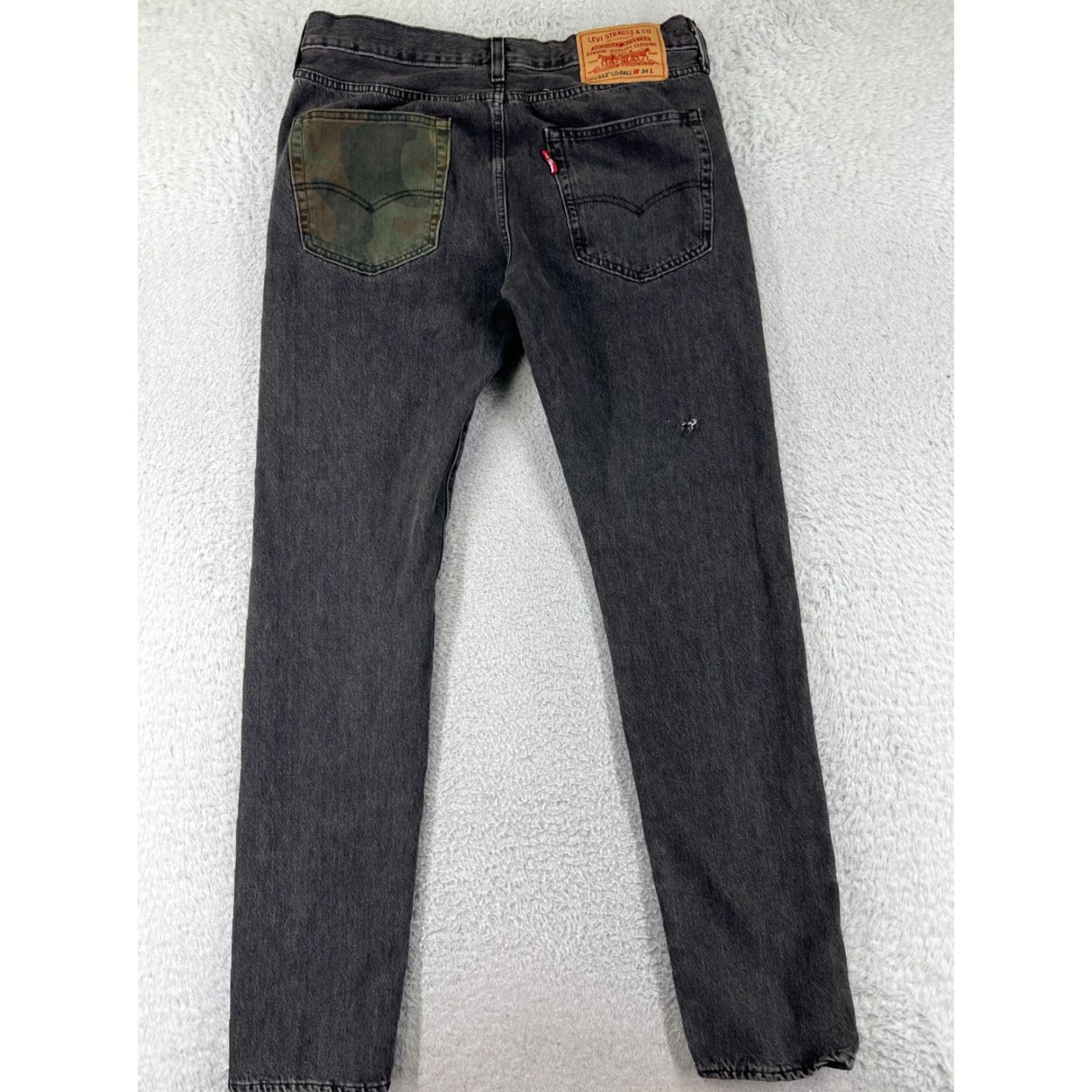 Levi's Levis Jeans Men 34 Black Denim 512 Slim Tapered 5-Pocket Pocket Cotton 34x32 Vintage No Size US 34 / EU 50 - 2 Thumbnail
