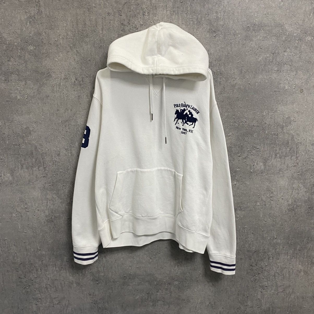 Polo Ralph Lauren Polo Ralph Lauren New York Hoodie #3 Big Pony PRL Y2K Rare Size US XL / EU 56 / 4 - 1 Thumbnail
