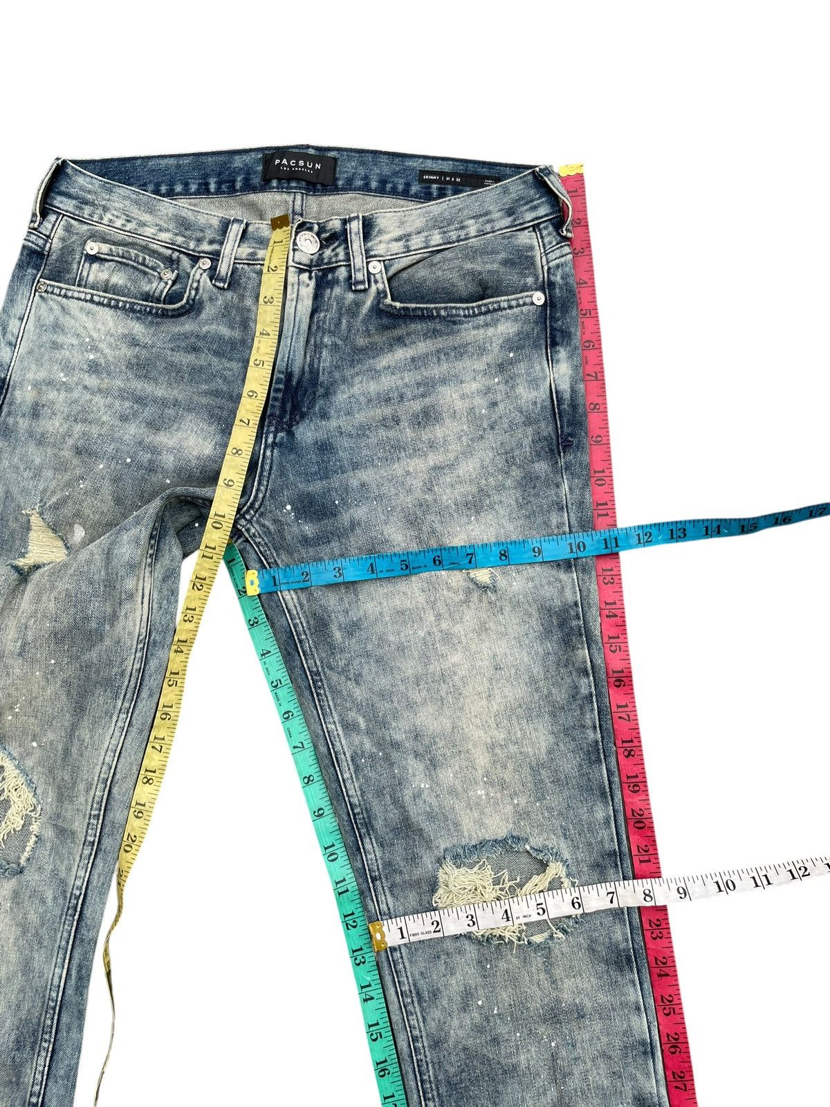 Pacsun Pacsun Los Angeles Distresed Denim Size US 33 - 12 Thumbnail
