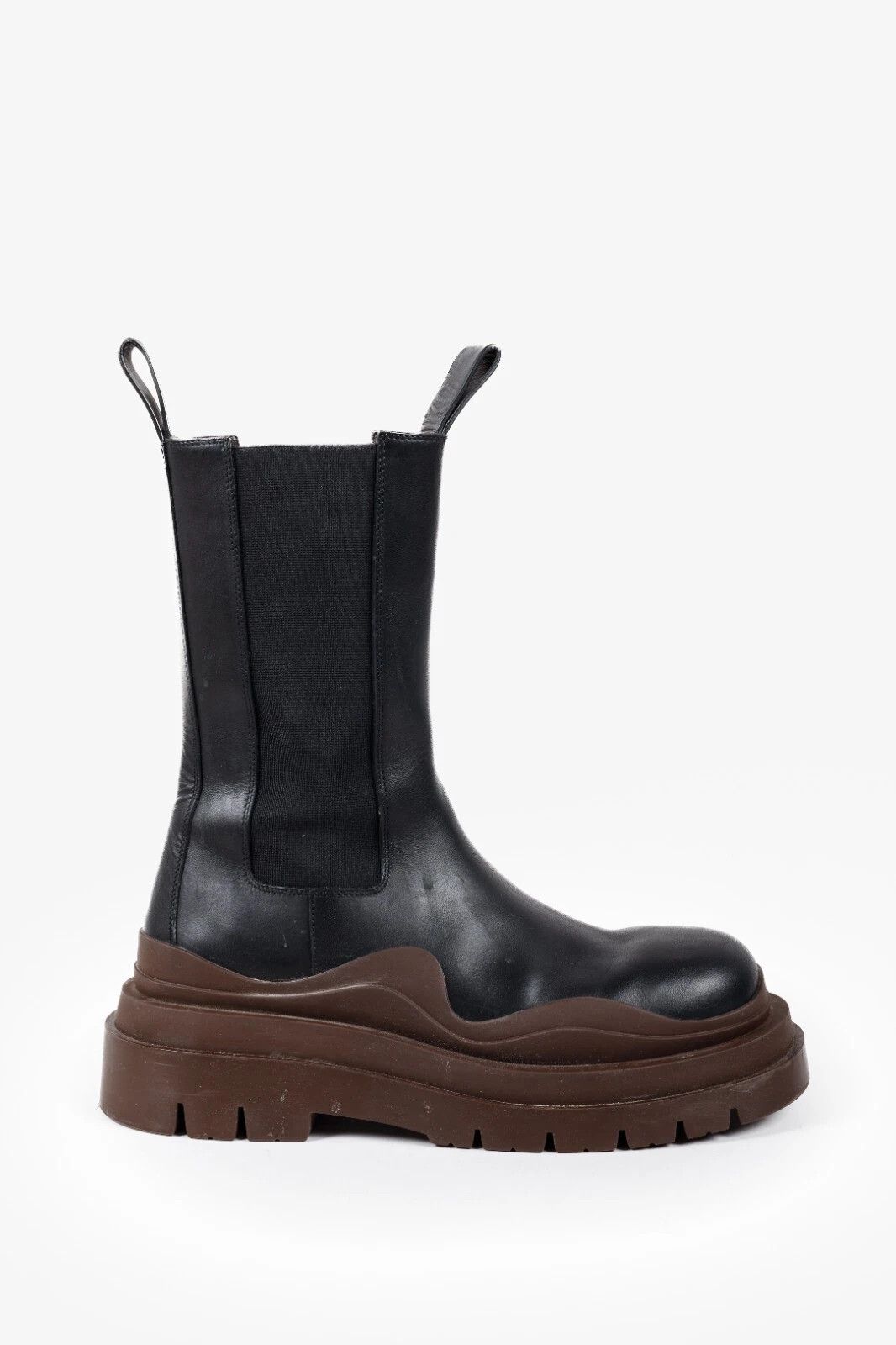 Bottega Veneta o1tko11025 Lug Boots in Black Size US 6 / EU 39 - 1 Thumbnail
