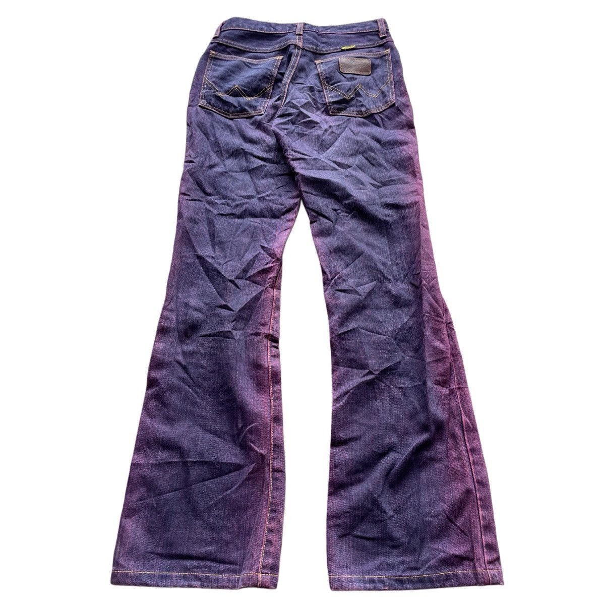 Japanese Brand × Wrangler Wrangler Flared Cut Red Washed Size 28" / US 6 / IT 42 - 1 Thumbnail