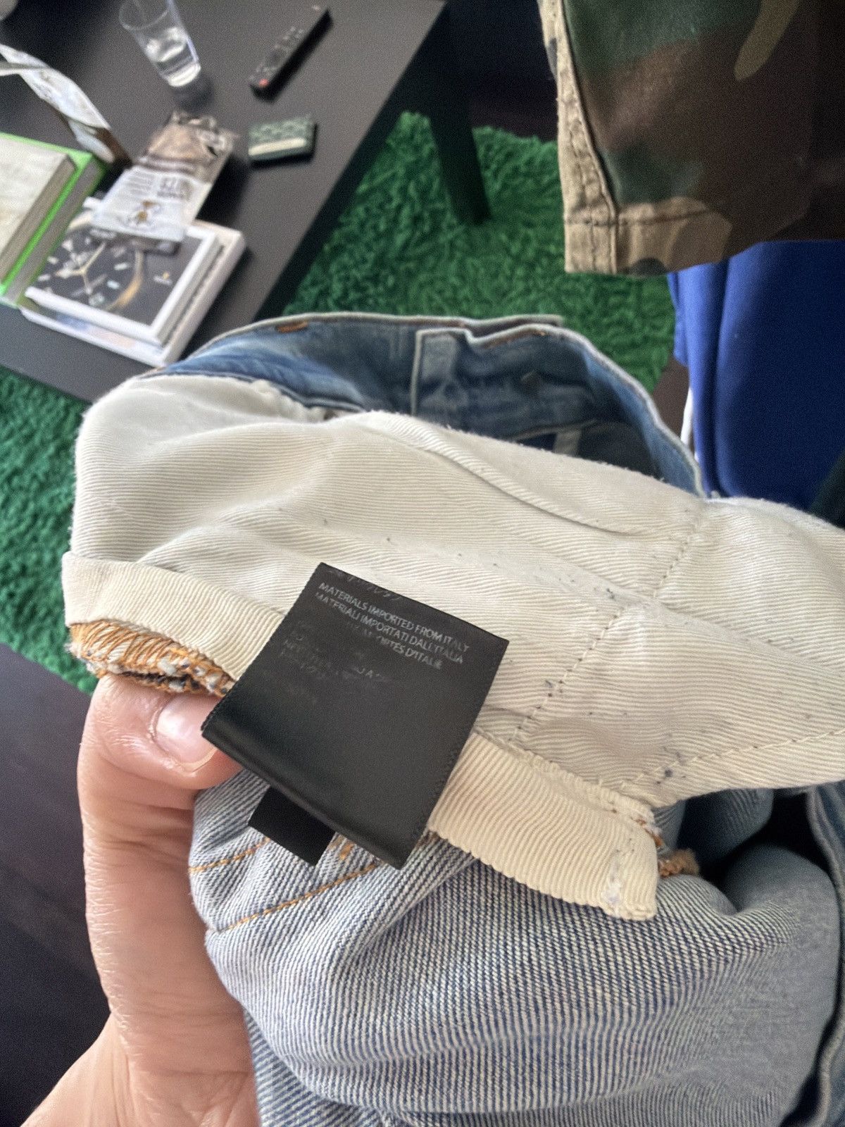 Amiri Amiri Striped Light Blue Jeans Size US 38 / EU 54 - 5 Thumbnail