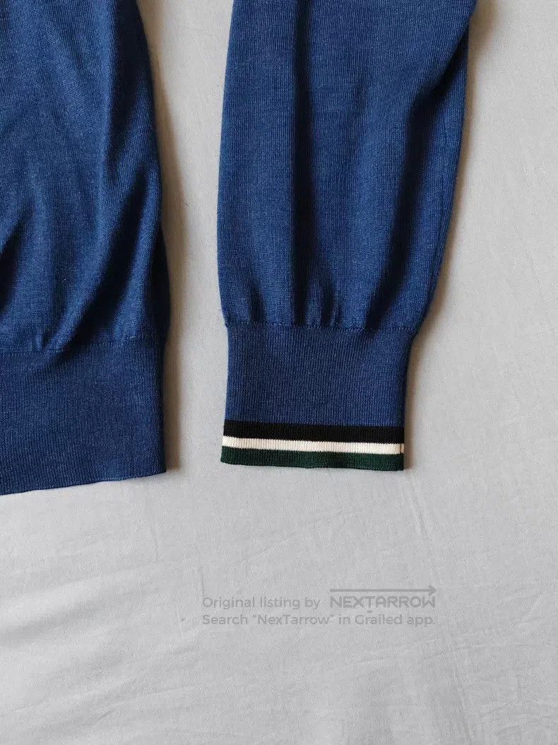 Other Hermes Cashmere sweater knitted sweater with zipper, dark Size US L / EU 52-54 / 3 - 7 Thumbnail
