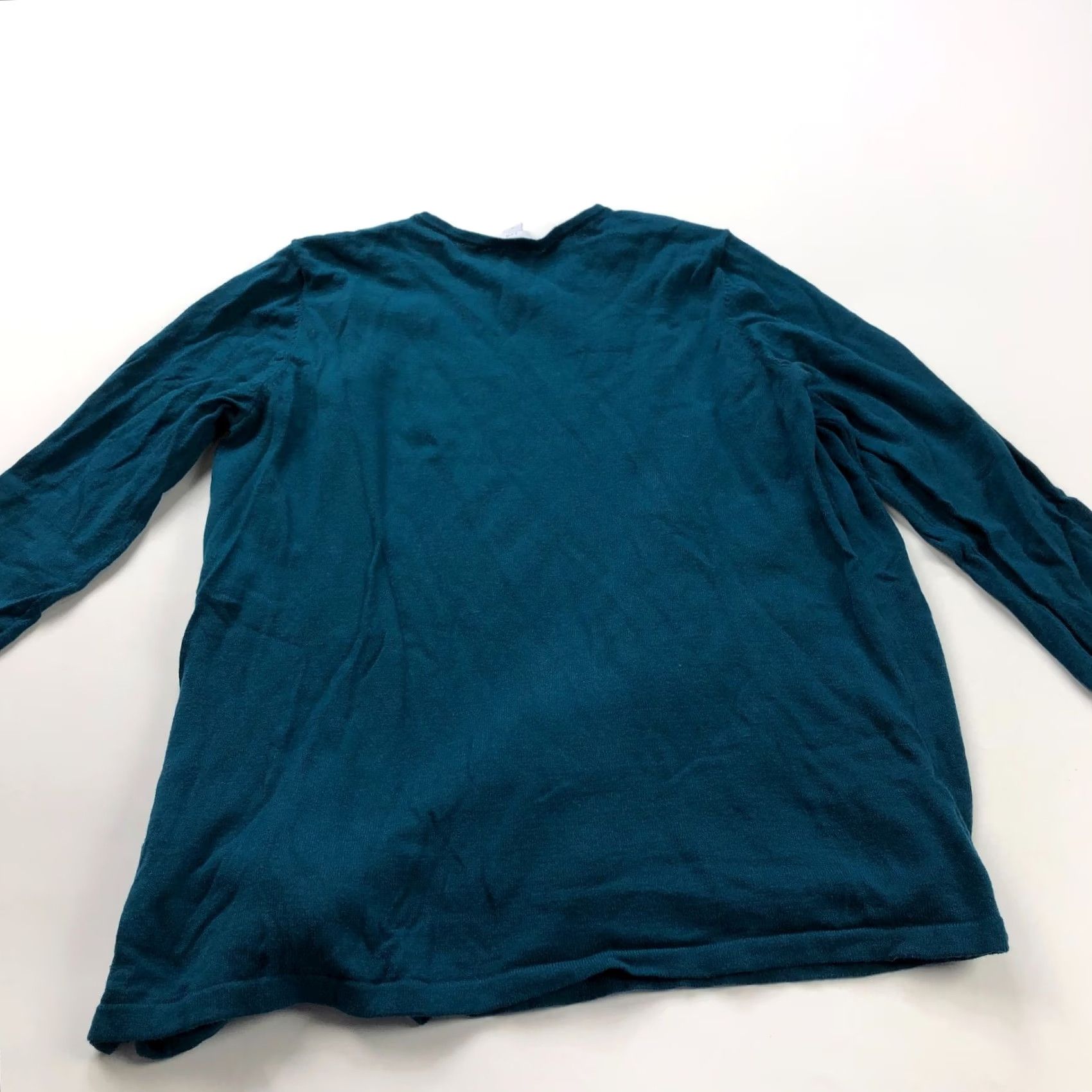 J. Jill J.Jill Sweater Shirt Pullover Women's V-Neck Teal Green Small Regular Size S Casual - Wool Blend? Size S / US 4 / IT 40 - 7 Thumbnail