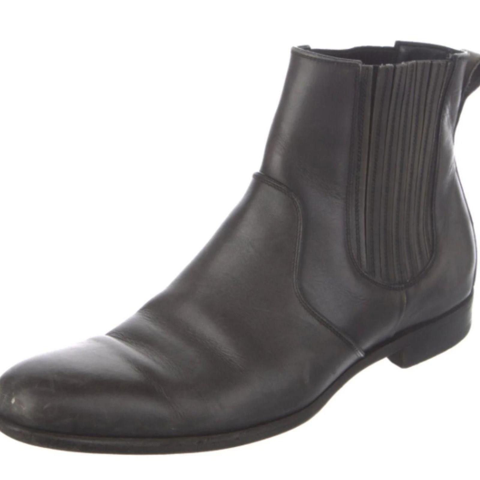Dolce & Gabbana Dolce & Gabbana Men’s Dark Brown Chelsea Boots – Size 8 Size US 8 / EU 41 - 2 Thumbnail