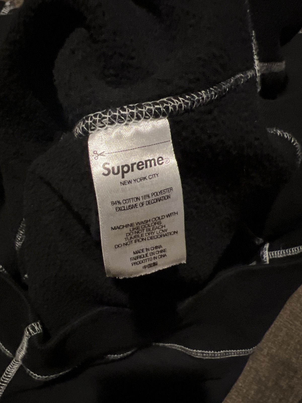 Supreme Supreme Coverstitch Hooded Sweatshirt | Grailed