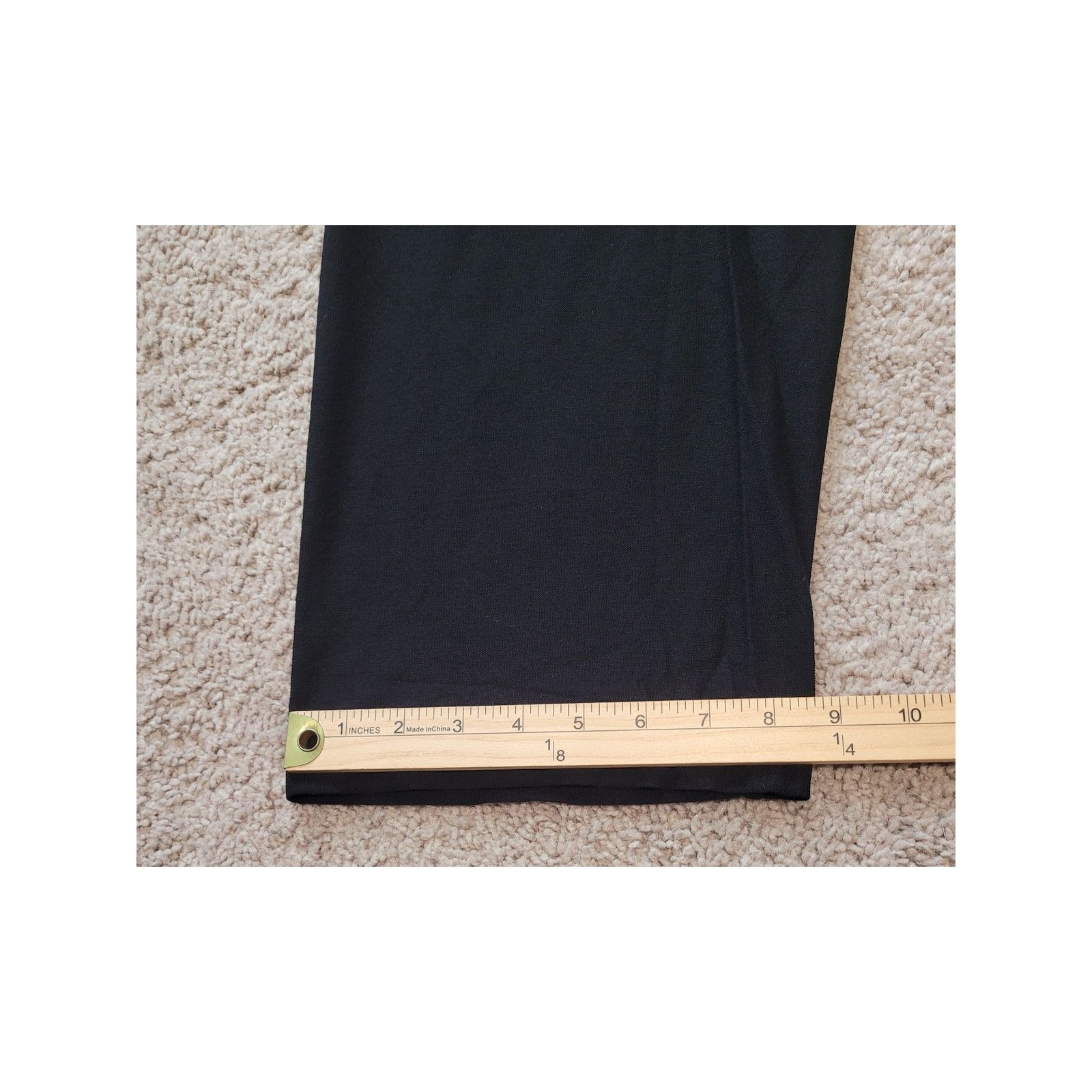 Eileen Fisher Eileen Fisher VTG Washable Crepe Pants Black M USA Timeless Size 31" - 6 Thumbnail