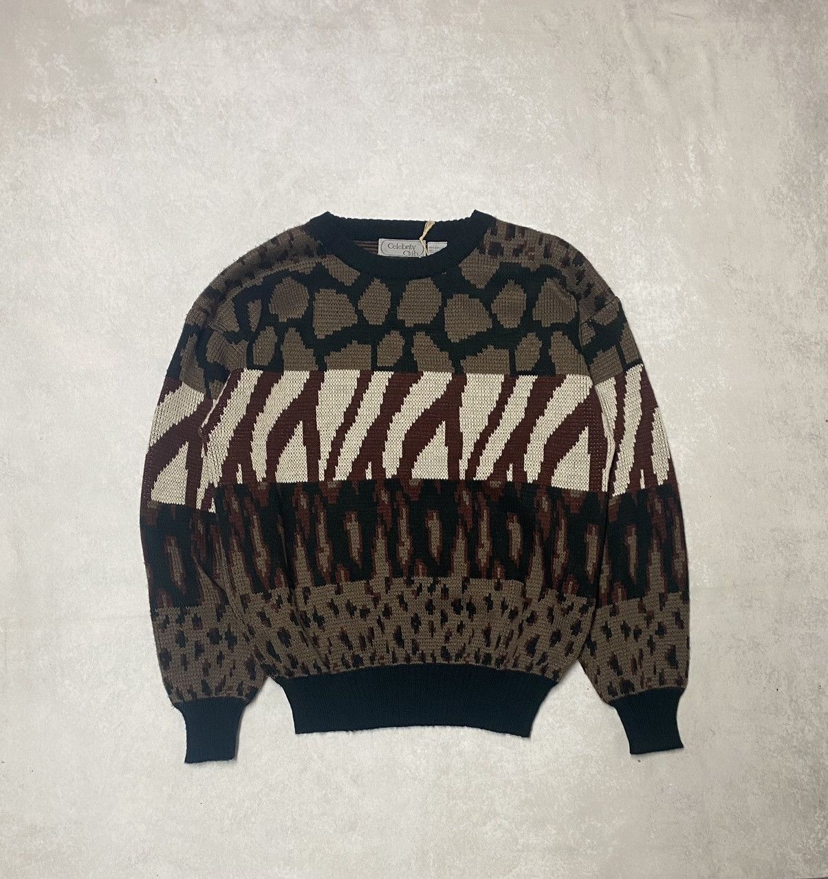 Vintage Crazy Vintage Streetwear 90’s Multi-Print Cheetah Sweater M Size US M / EU 48-50 / 2 - 1 Thumbnail