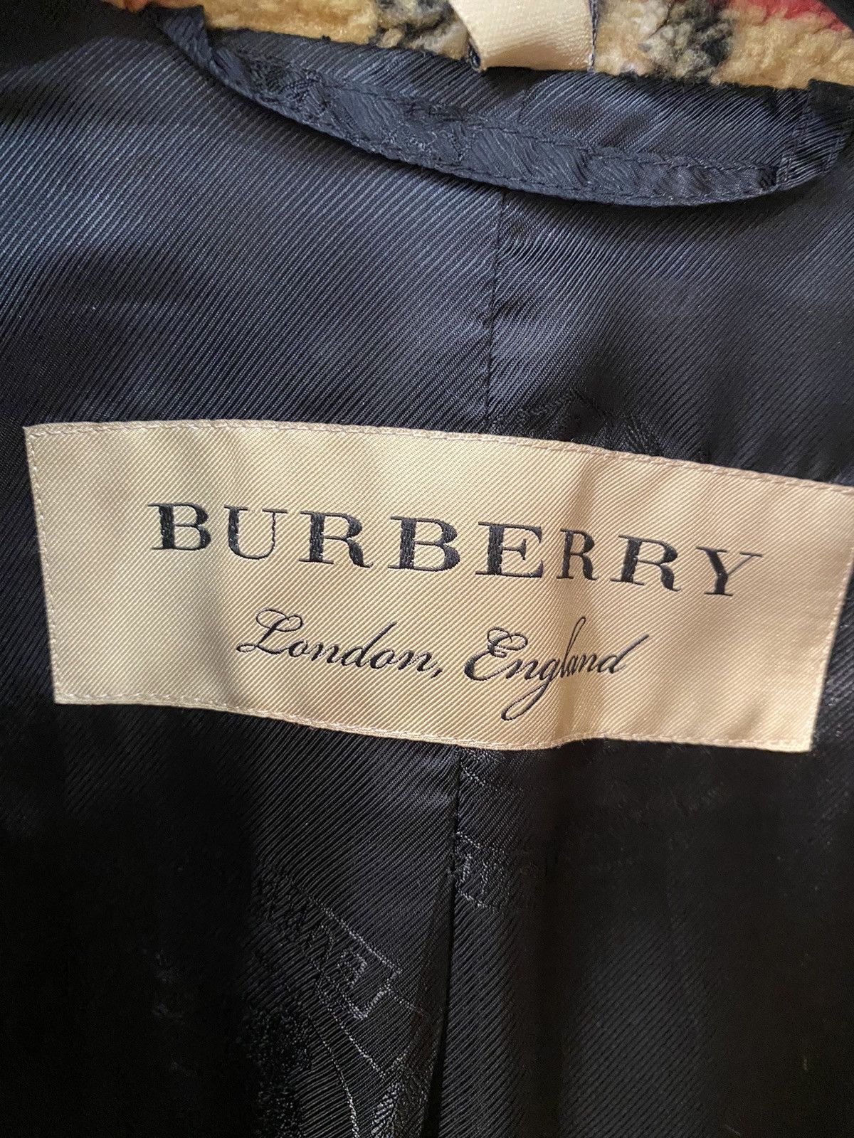 Burberry Burberry double-breasted Teddy coat in wool Check, 42. Size M / US 6-8 / IT 42-44 - 11 Thumbnail