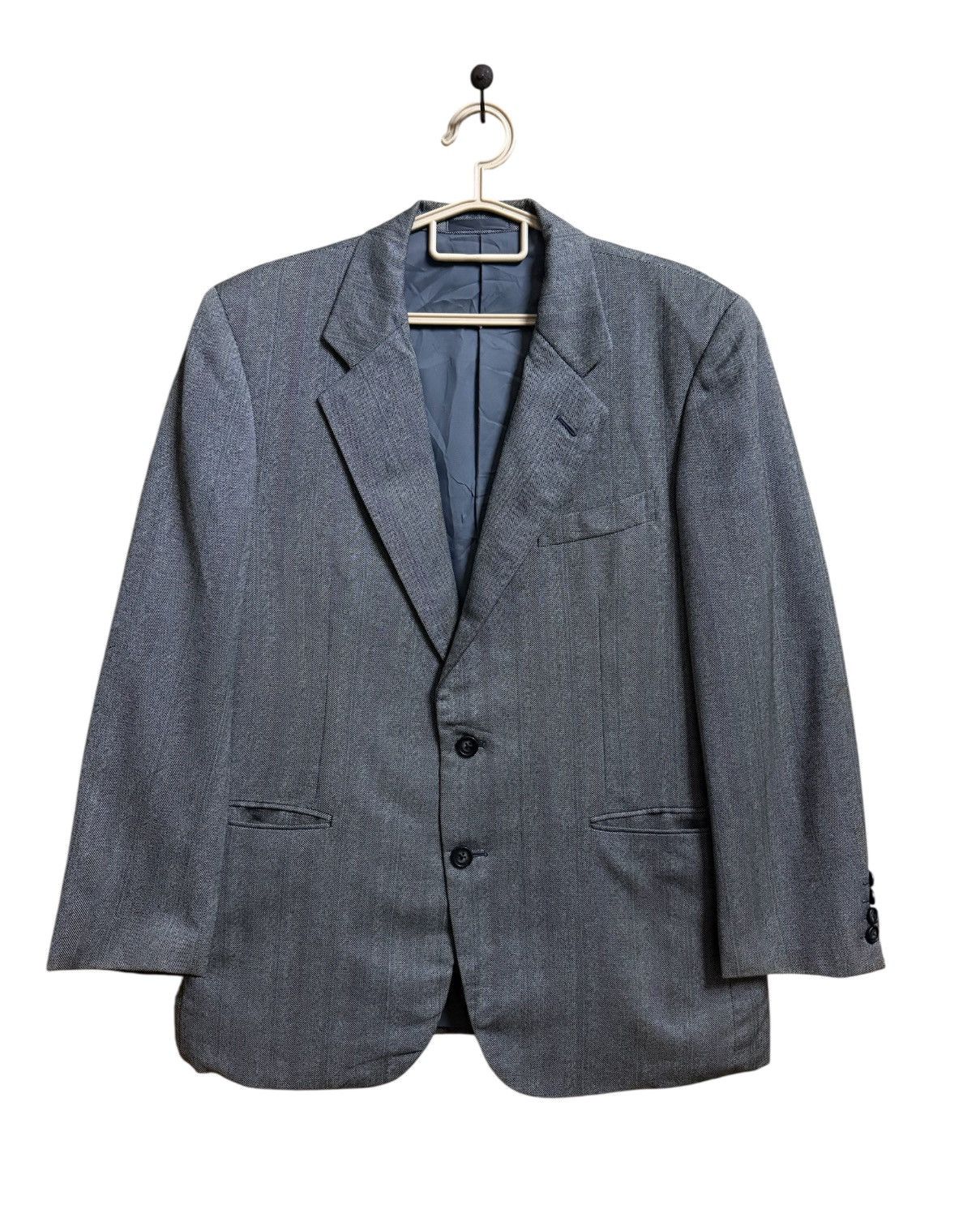 Burberry Burberrys Blazers Grey Vintage Size 38L - 1 Thumbnail