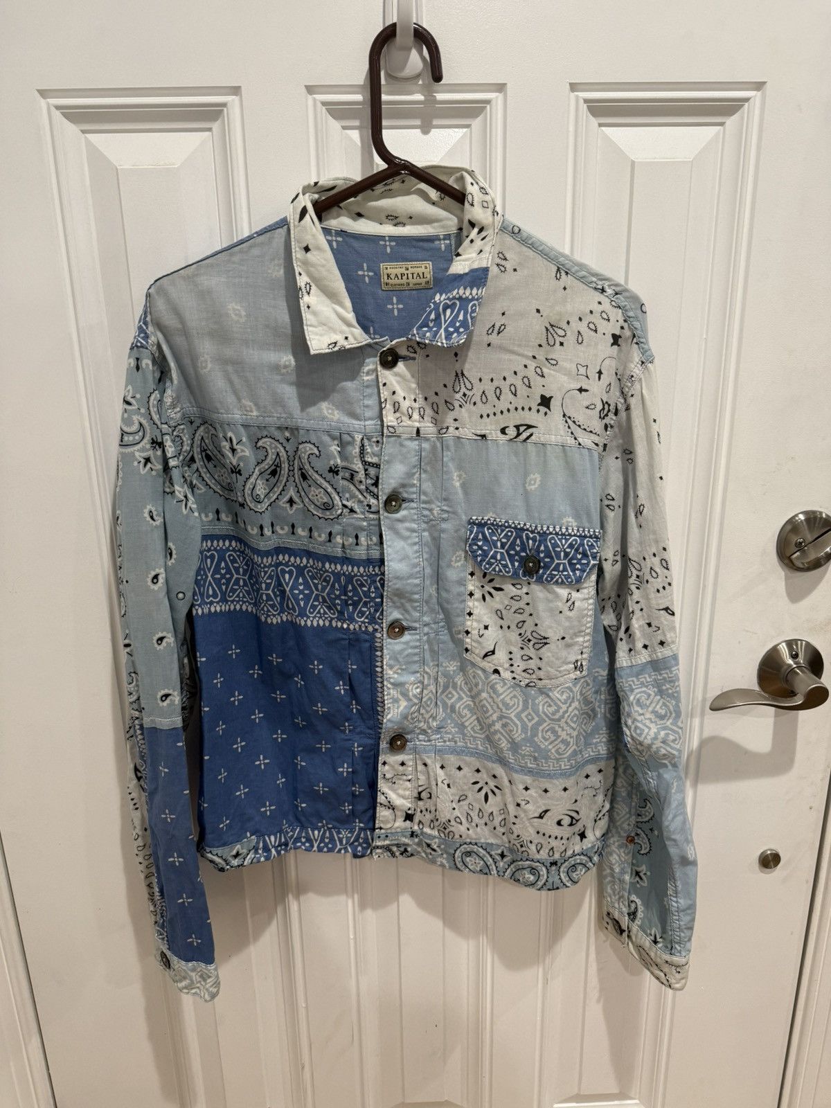 Kapital Kapital bandana patchwork shirt Size US XXL / EU 58 / 5 - 1 Thumbnail