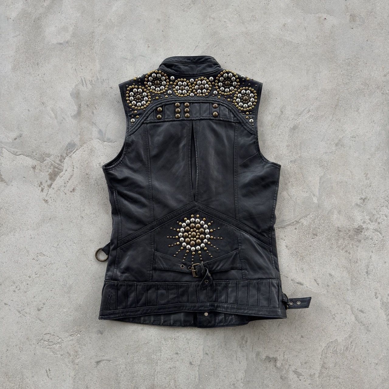 Diesel Vintage Diesel Leather Biker Vest Pants Set Archive Punk Size US M / EU 48-50 / 2 - 3 Thumbnail
