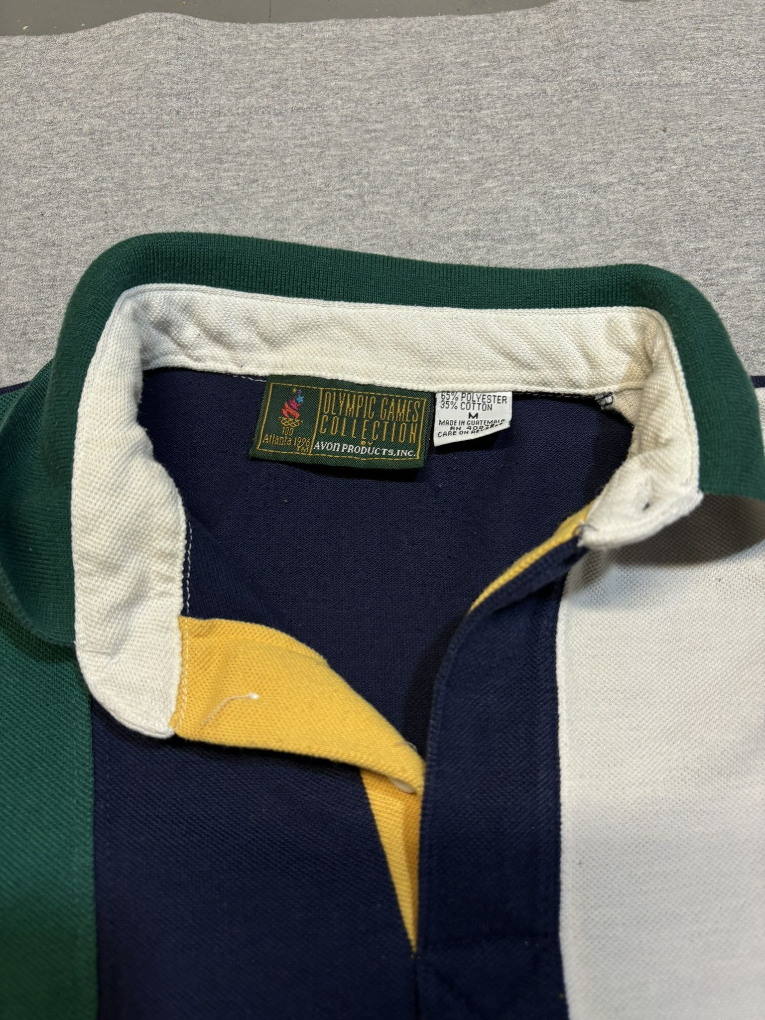USA Olympics Vintage 1996 Atlanta Olympic Games Official Polo Shirt Size US M / EU 48-50 / 2 - 5 Thumbnail