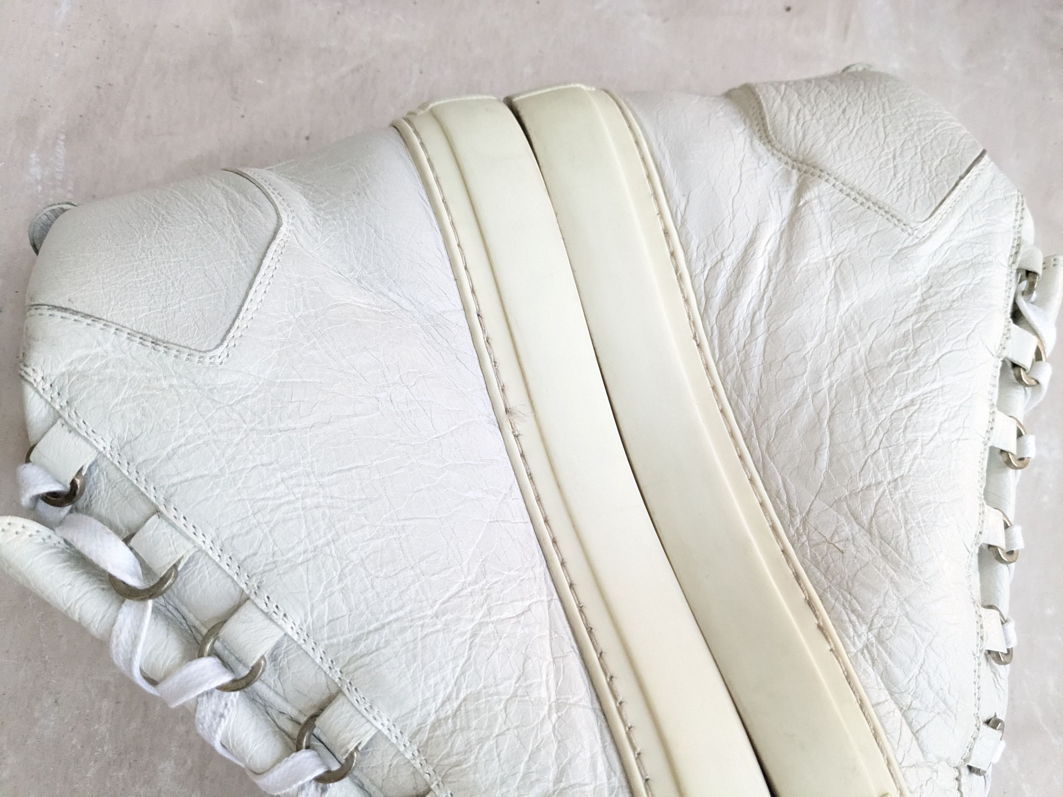 Balenciaga Balenciaga Arena White 11 High Tops Leather Size US 11 / EU 44 - 9 Thumbnail