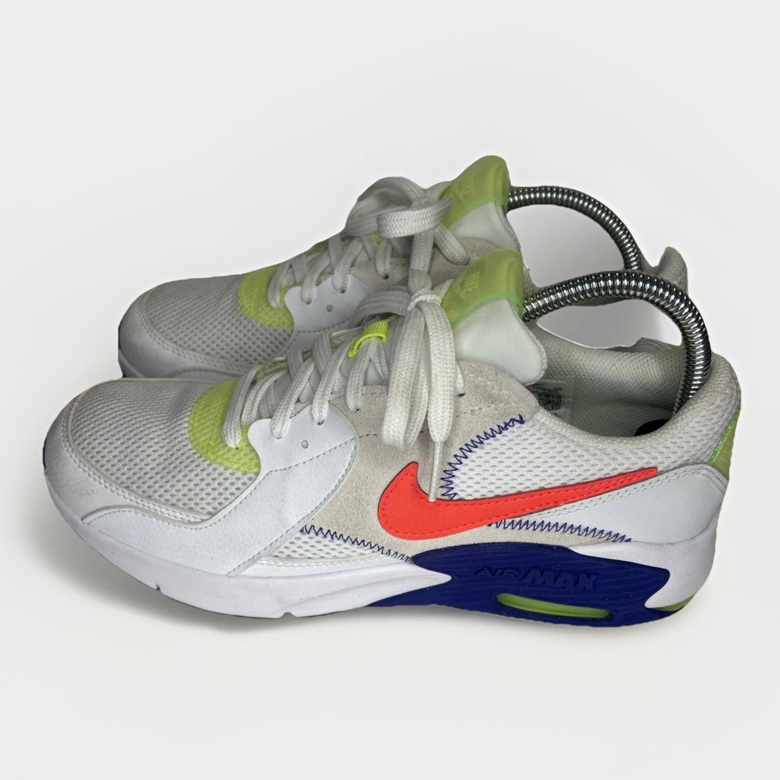 Nike Nike Air Max White Indigo Burst Volt Bright Size 7Y, 9 Women Size US 9 / IT 39 - 2 Thumbnail