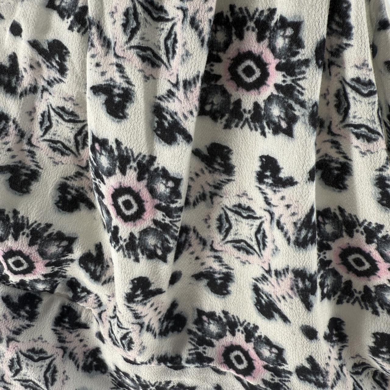 Vintage Havana Vintage Havana One Shoulder Cropped Top Ivory Print Medium Size M / US 6-8 / IT 42-44 - 3 Thumbnail