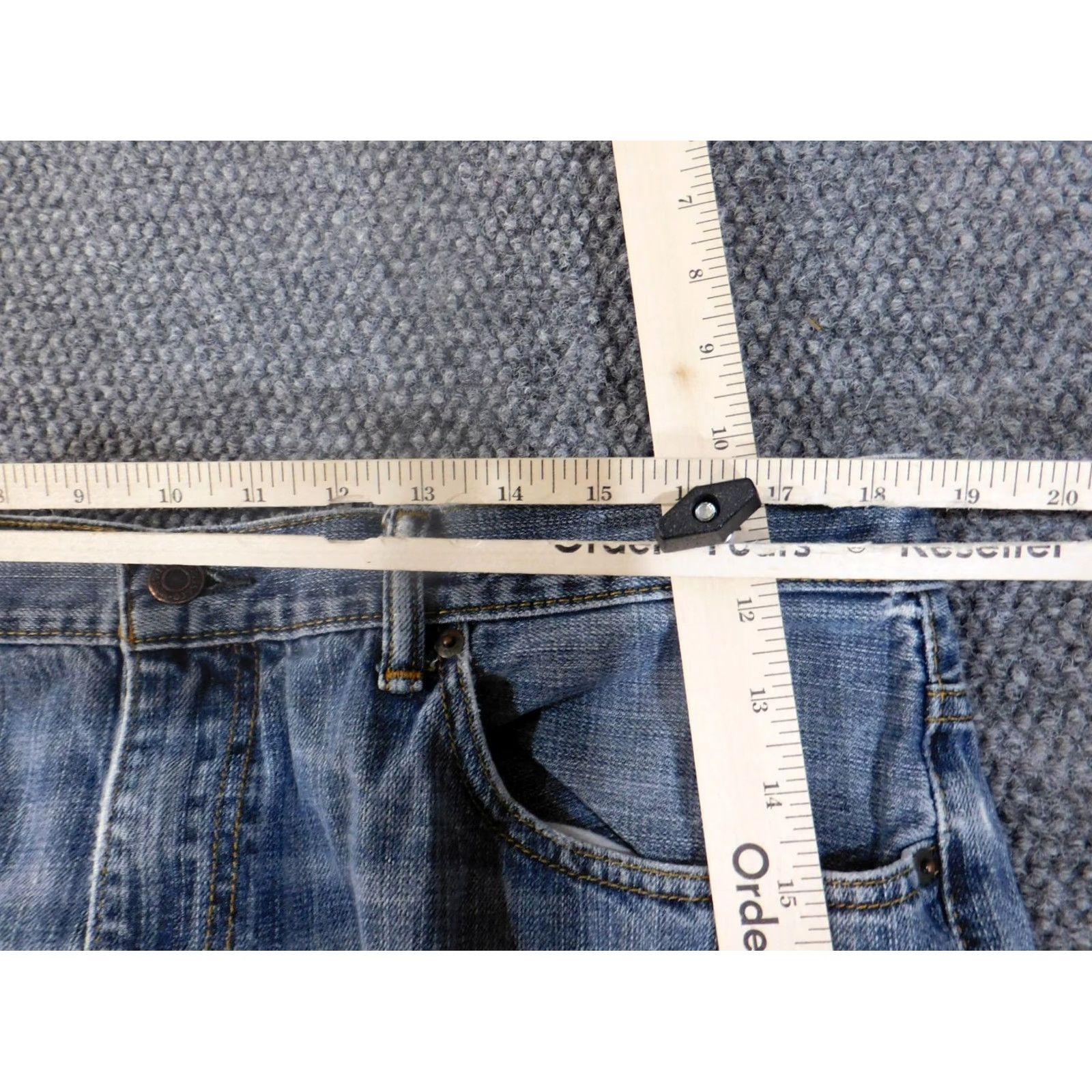 Levi's Levi's 550 Jeans Mens 40x30 Straight Relaxed Denim Blue Size US 40 / EU 56 - 4 Thumbnail