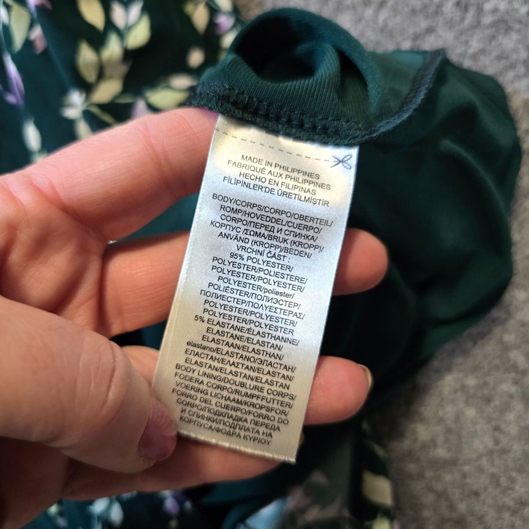 Ralph Lauren Lauren Ralph Lauren Dress Womens Size 4 Green Floral Stretchy Career Cocktail Size S / US 4 / IT 40 - 6 Thumbnail