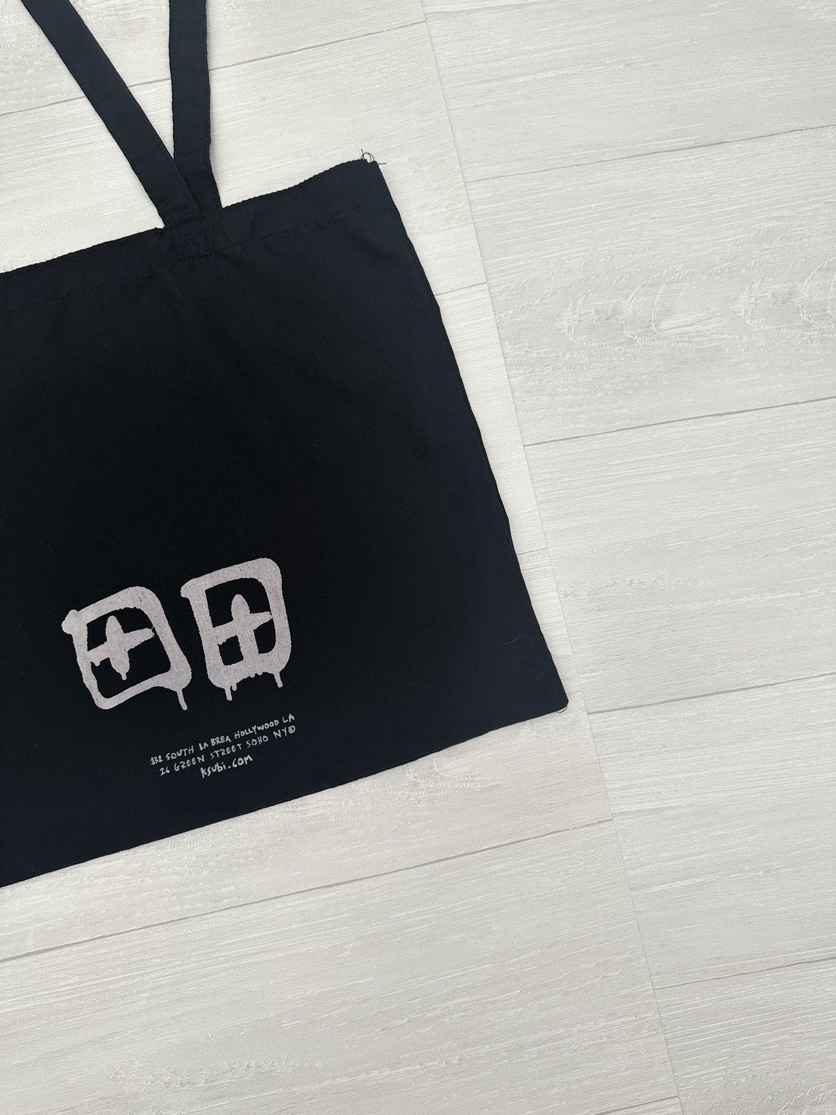 Ksubi Ksubi Black Cotton ++ Store Tote Bag Size ONE SIZE - 2 Thumbnail