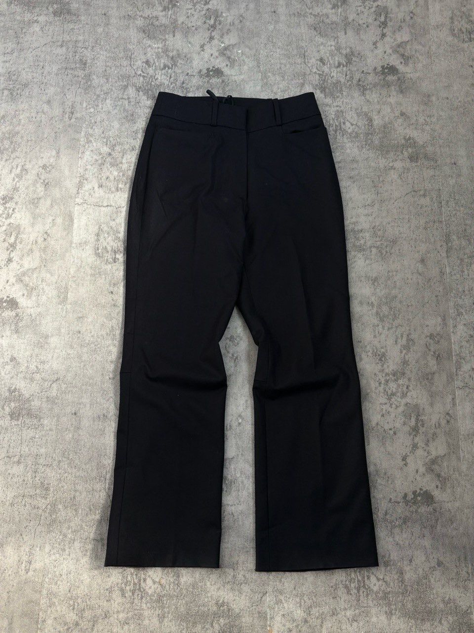 Jil Sander Jil Sander Rare Black Wool Women’s Pants Size 24" / US 00 / IT 34 - 2 Thumbnail