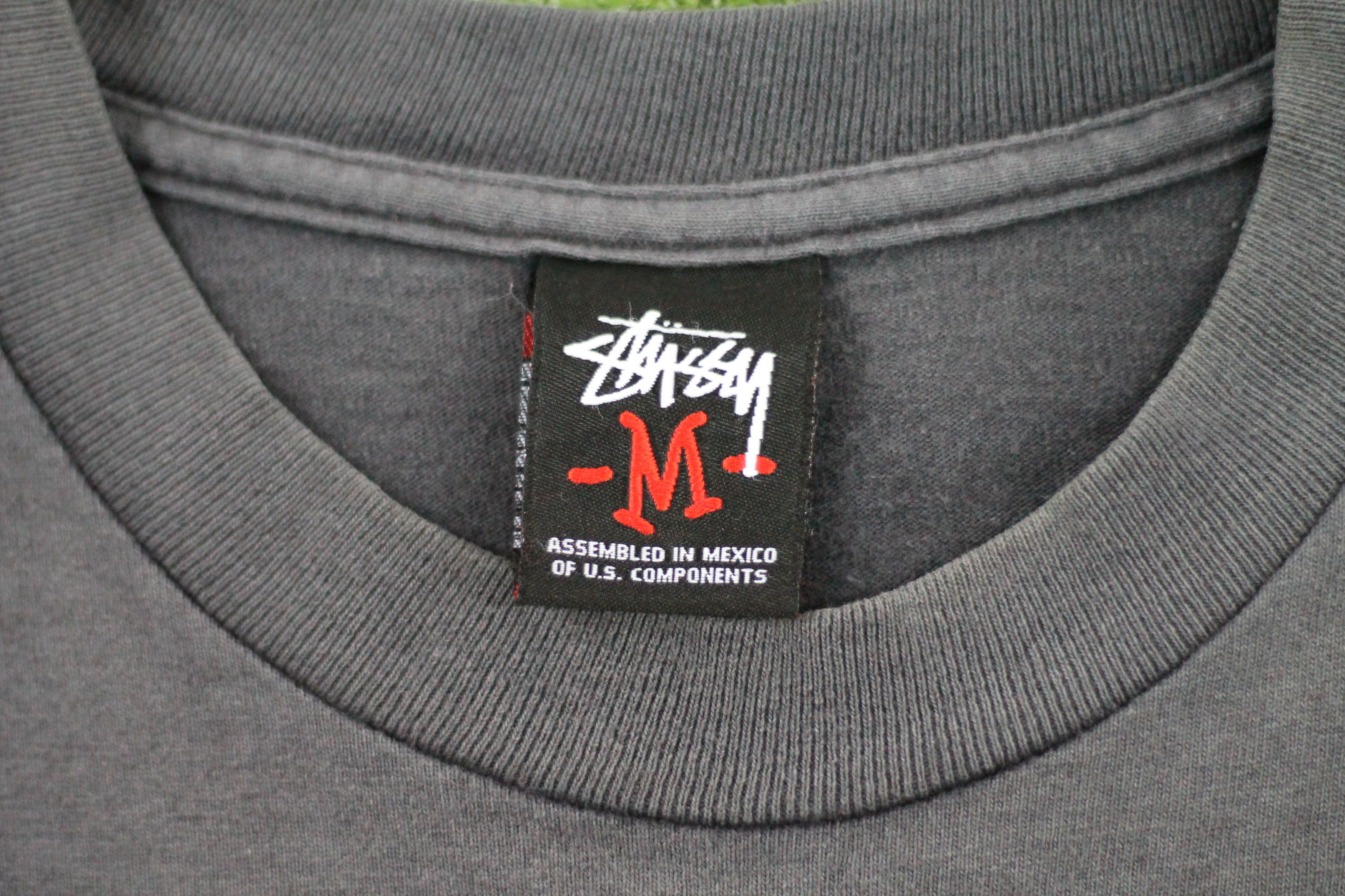 Stussy × Vintage Vintage Faded STUSSY Hard Ox Open Tough Locks Shirt. Size US M / EU 48-50 / 2 - 5 Thumbnail