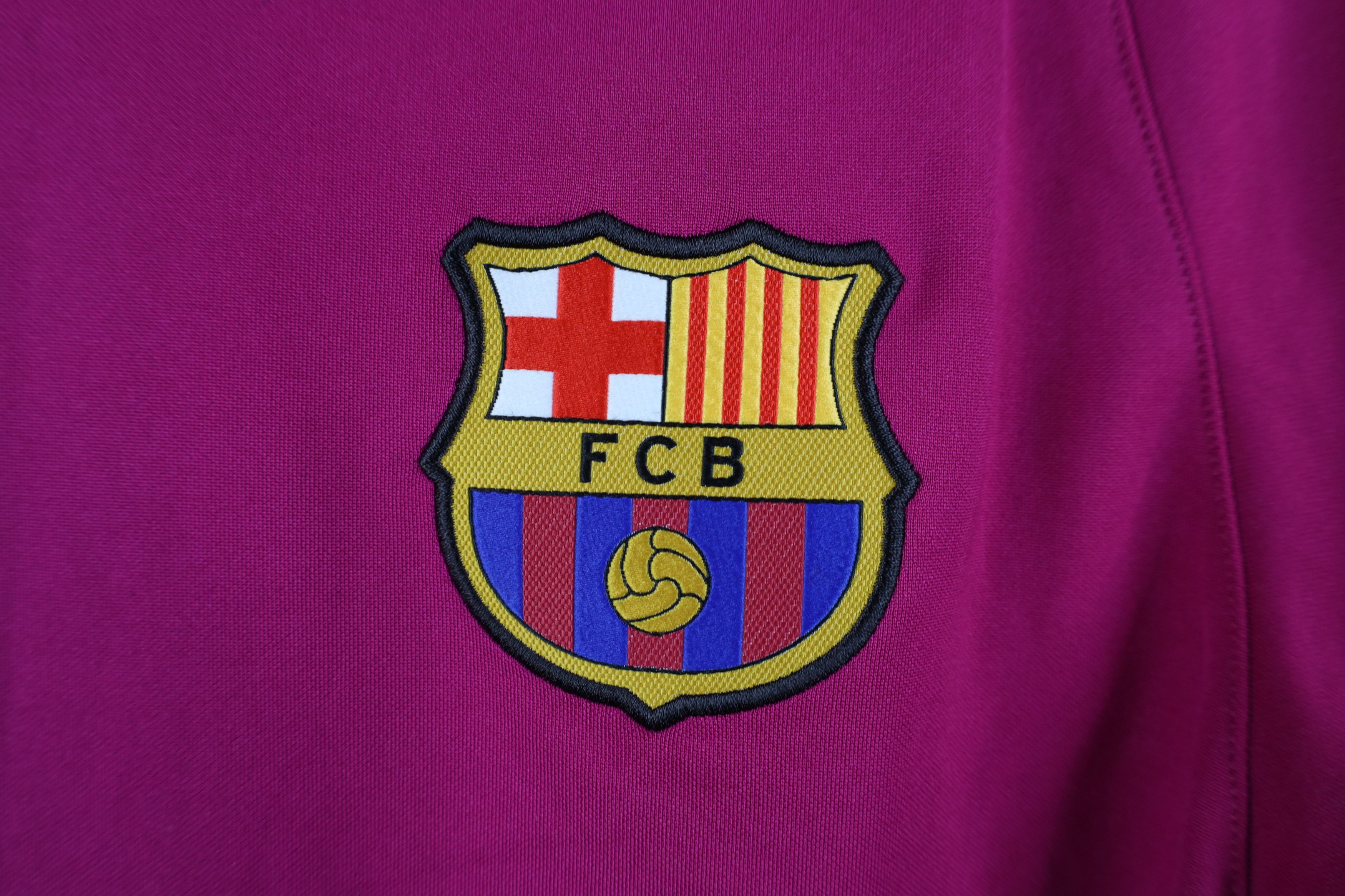 Nike Nike FC Barcelona Soccer Jersey Shirt Training Purple Size US M / EU 48-50 / 2 - 6 Thumbnail