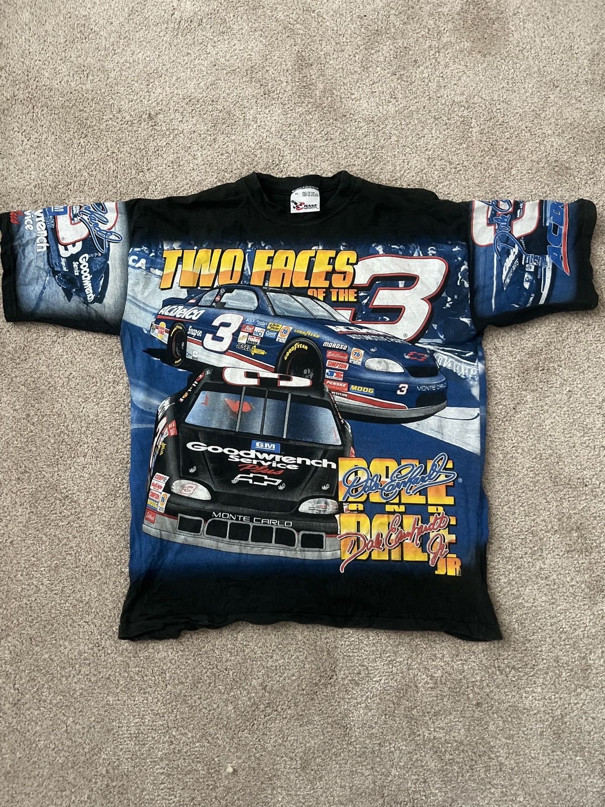 Dale Earnhardt full print nascar tee