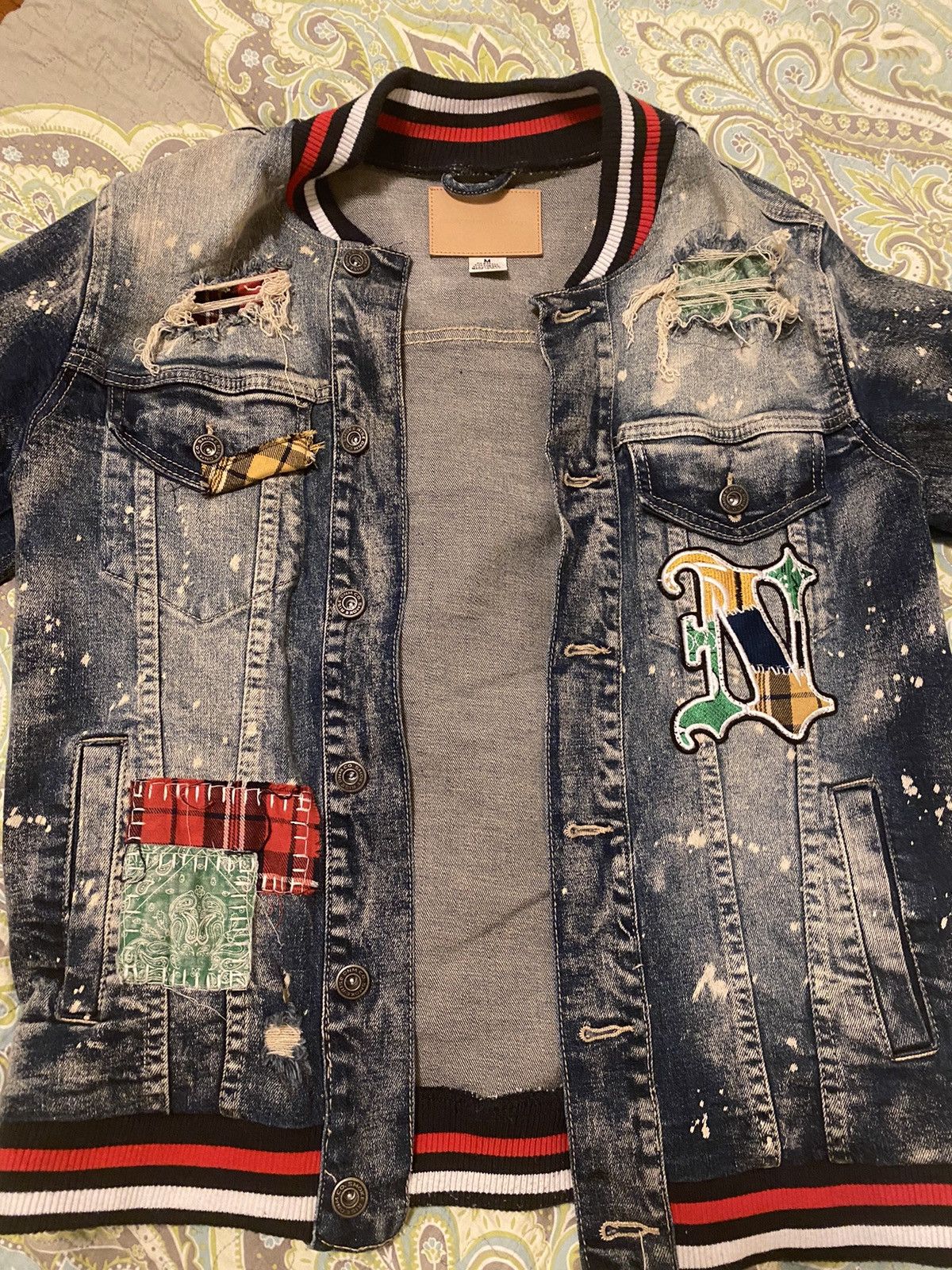 Smoke Rise Smoke & Rise Dnm Patchwork Jacket Size US M / EU 48-50 / 2 - 3 Thumbnail