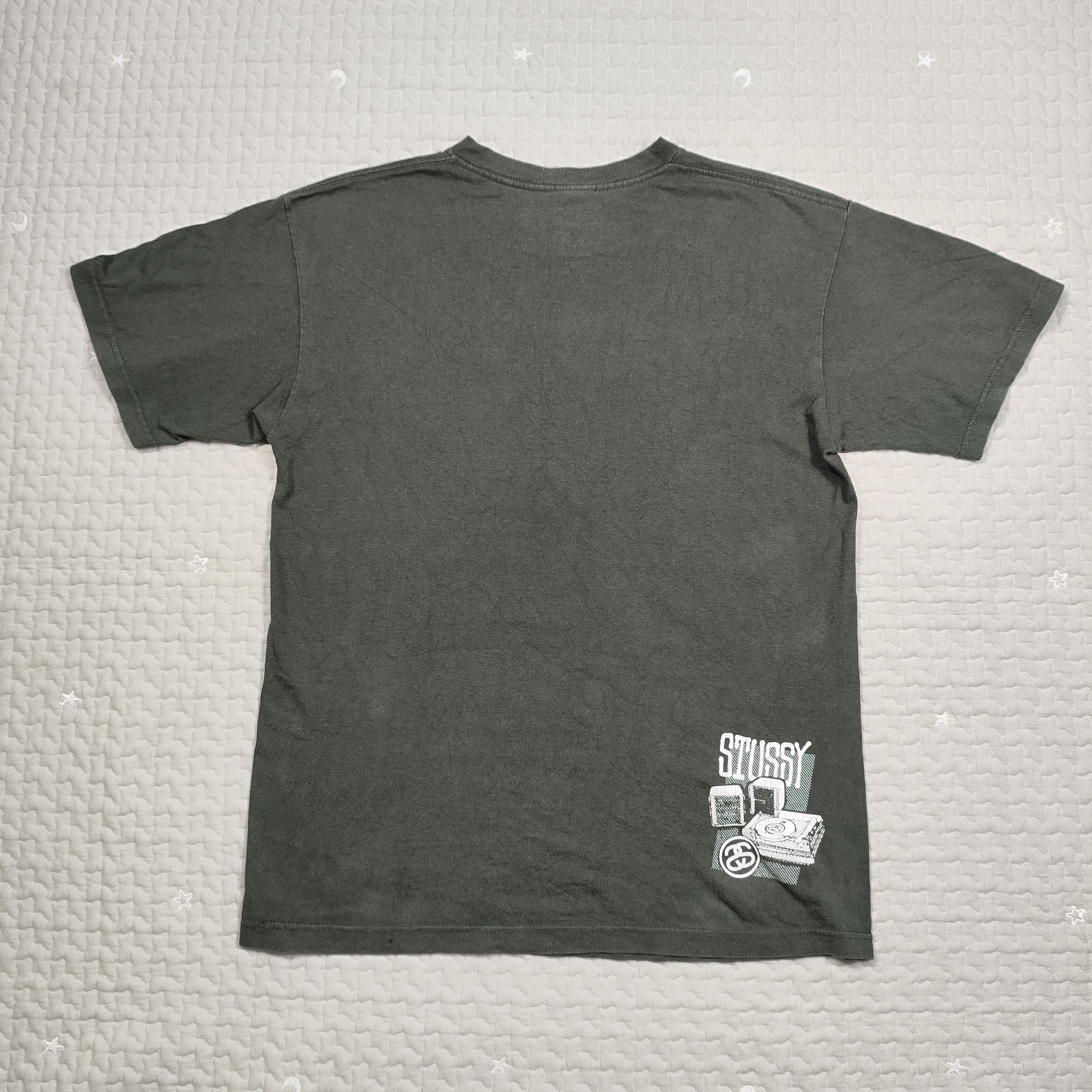 Stussy Vintage Y2K Stussy "Knowledge is King" Tshirt faded Black Size US M / EU 48-50 / 2 - 5 Thumbnail