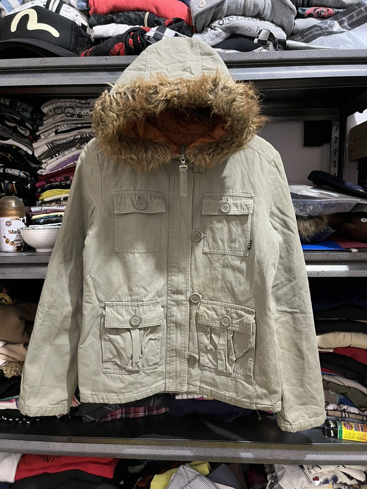If Six Was Nine × Japanese Brand × Le Grande Bleu (L.G.B.) Sweeper fur jacket ifsixwasnine lgb styled Size US S / EU 44-46 / 1 - 1 Thumbnail