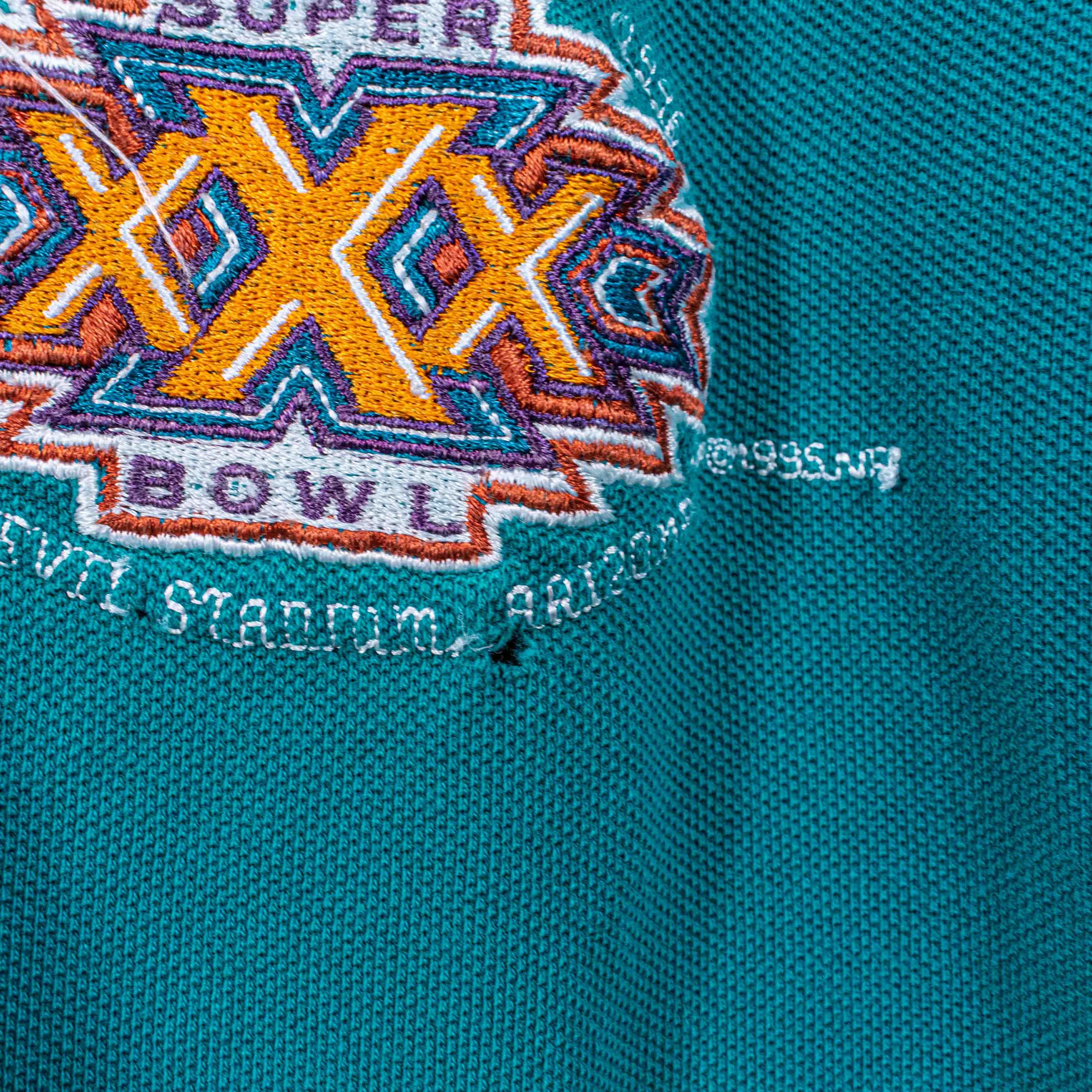 NFL NFL Super Bowl XXX 1996 Starter Polo Shirt VTG 90s Football Size US XL / EU 56 / 4 - 6 Thumbnail