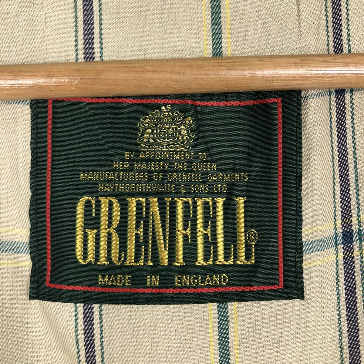 Vintage Vintage Grenfell Made in England Chore Jacket Tartan Design Size US M / EU 48-50 / 2 - 17 Thumbnail