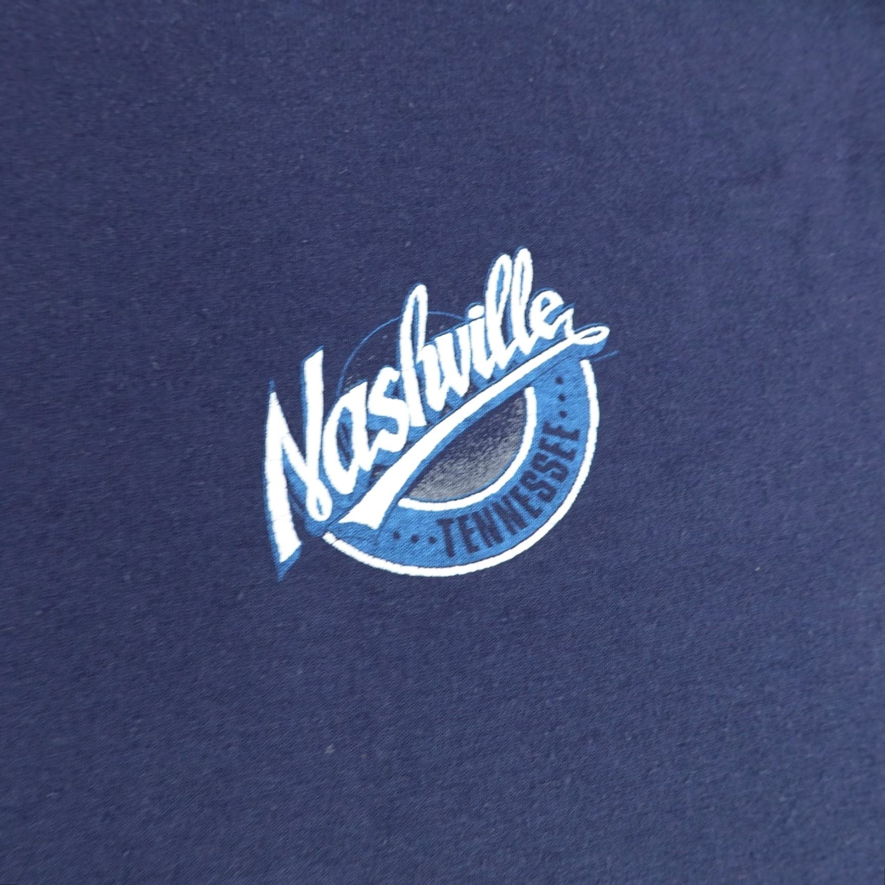 Vintage VINTAGE Nashville Tennessee Shirt Mens XL Blue Screen Stars 90s T-Shirt Shoes? Size US XL / EU 56 / 4 - 3 Thumbnail