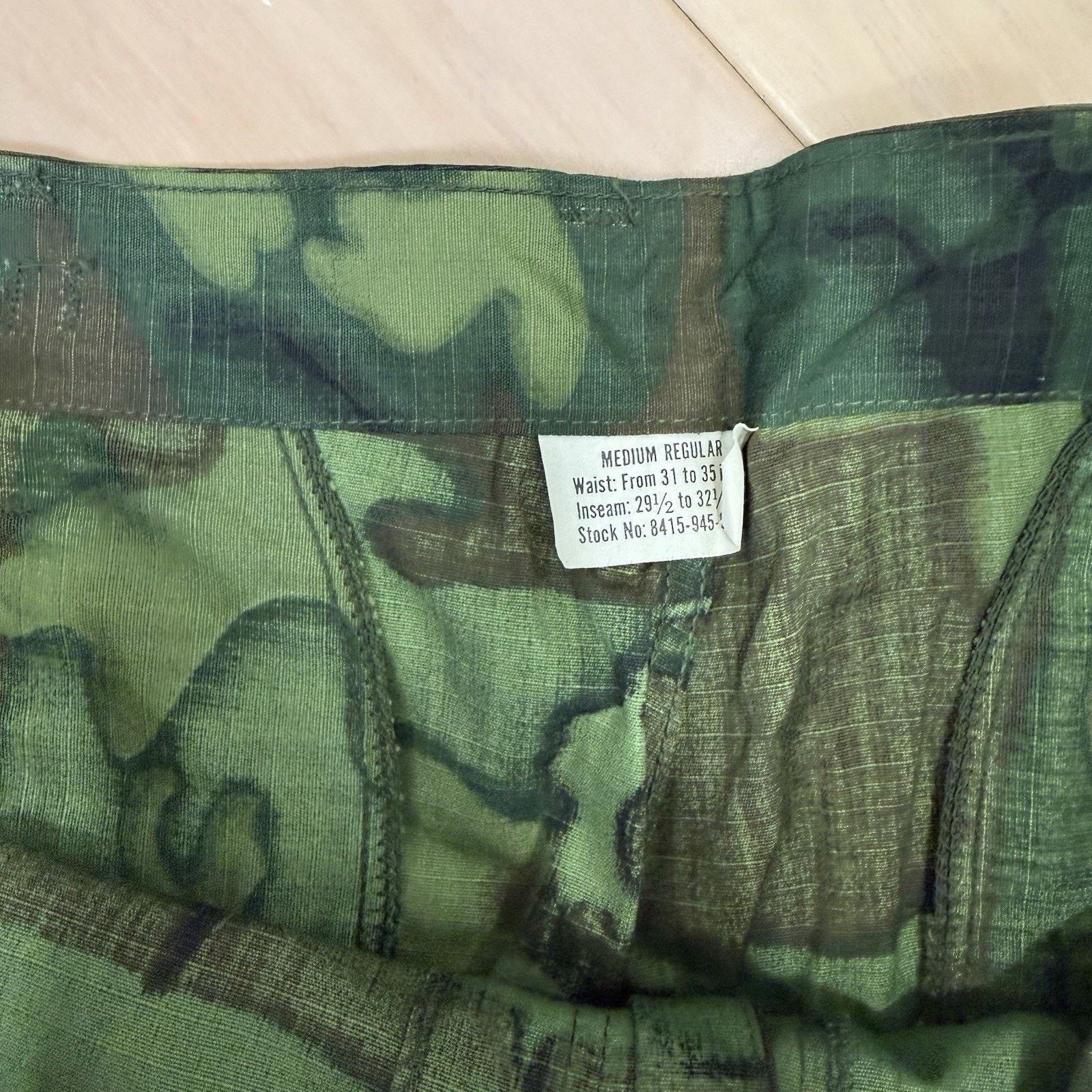 Other Vintage Military ERDL Trousers 34 Green 70s Vietnam Jungle Size US 34 / EU 50 - 6 Thumbnail