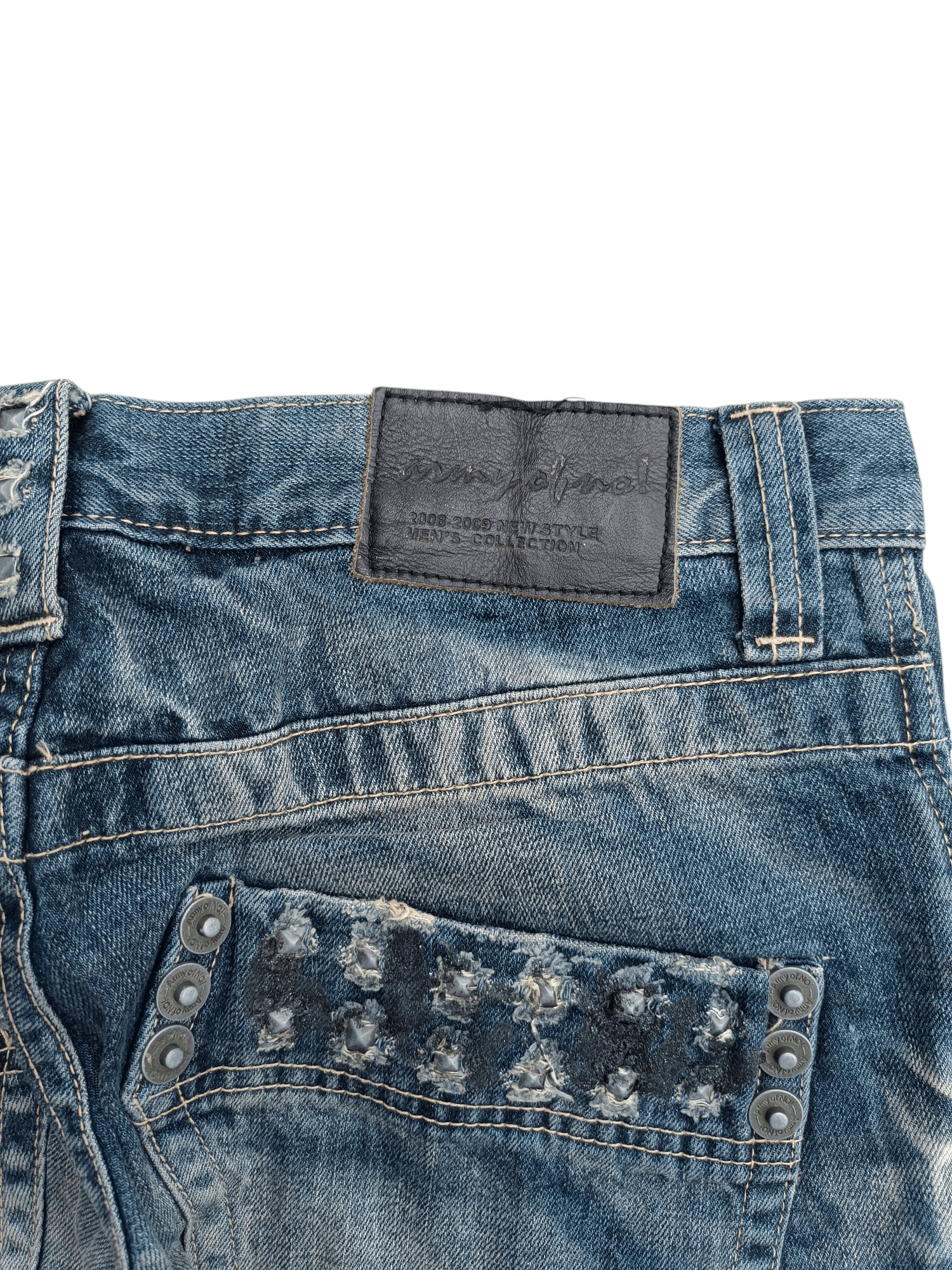 Japanese Brand × Seditionaries × Vintage FLARED💥ARMY OF NO WHISKERS STUD SEDITIONARIES DENIM Size US 32 / EU 48 - 13 Thumbnail