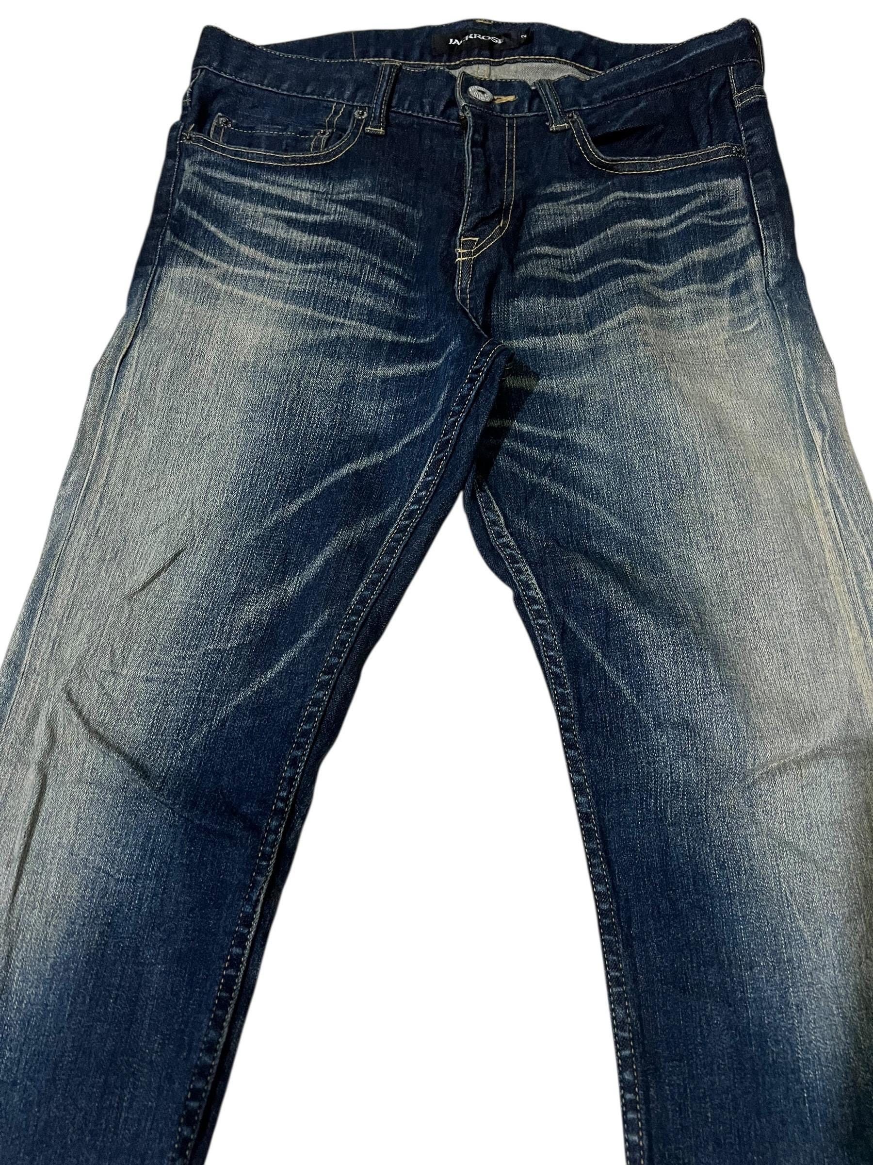 Japanese Brand JackRose Whiskering Jeans