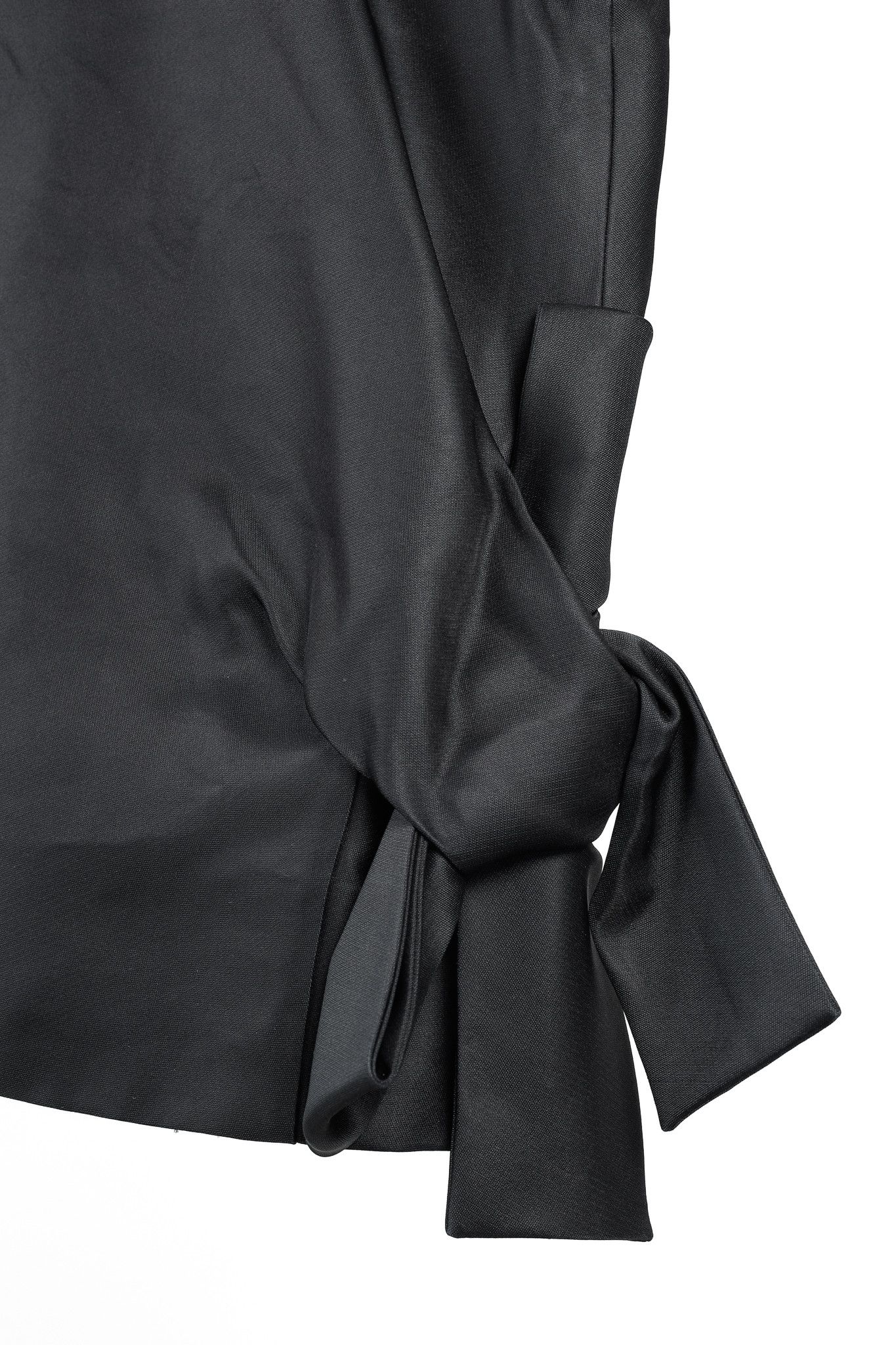 Acne Studios Acne Studios Capron H Silk Black Silk Sleeveless Bow Top Size XS / US 0-2 / IT 36-38 - 7 Thumbnail